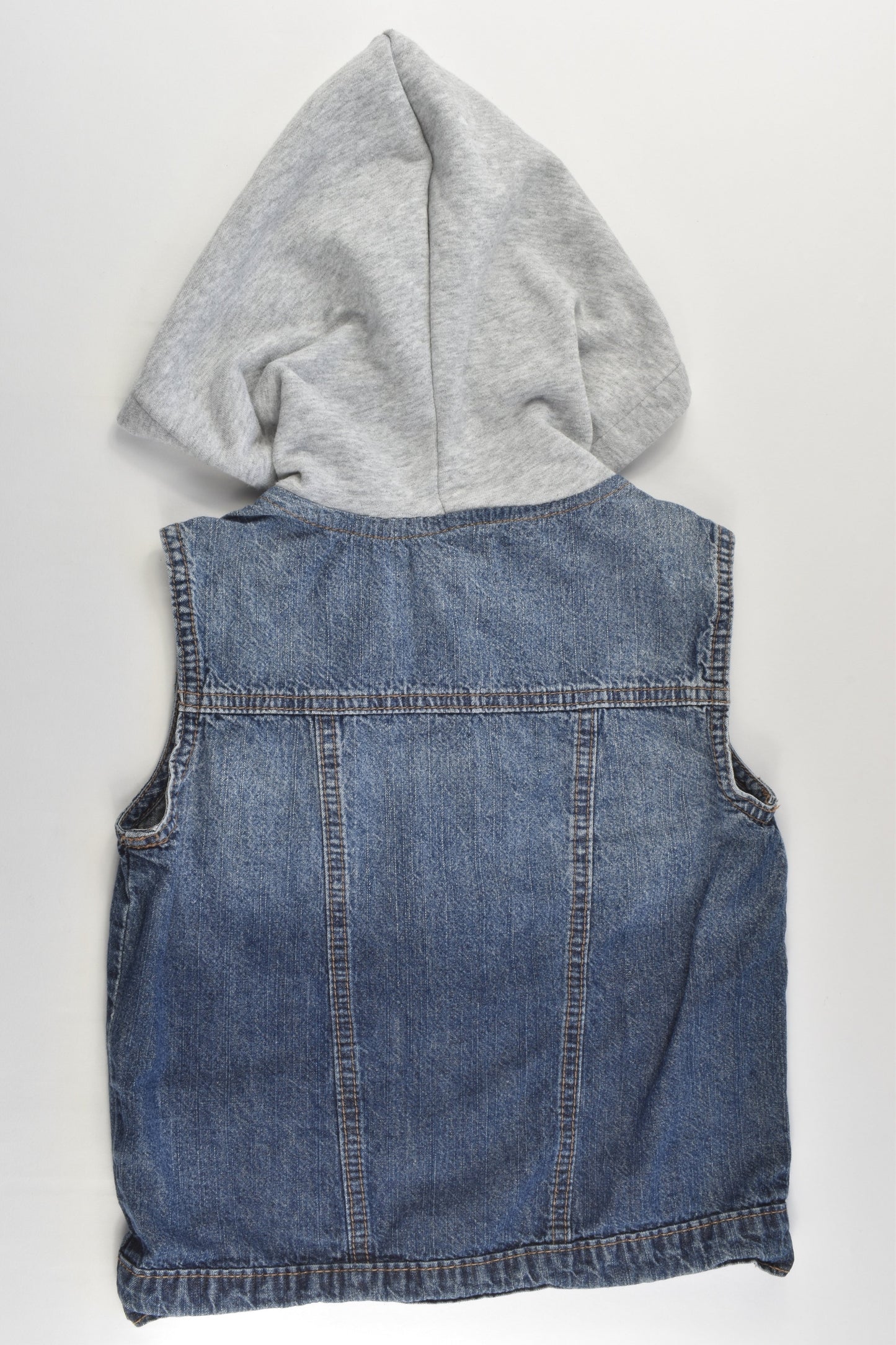 Charlie & Me Size 6 Hooded Denim Vest