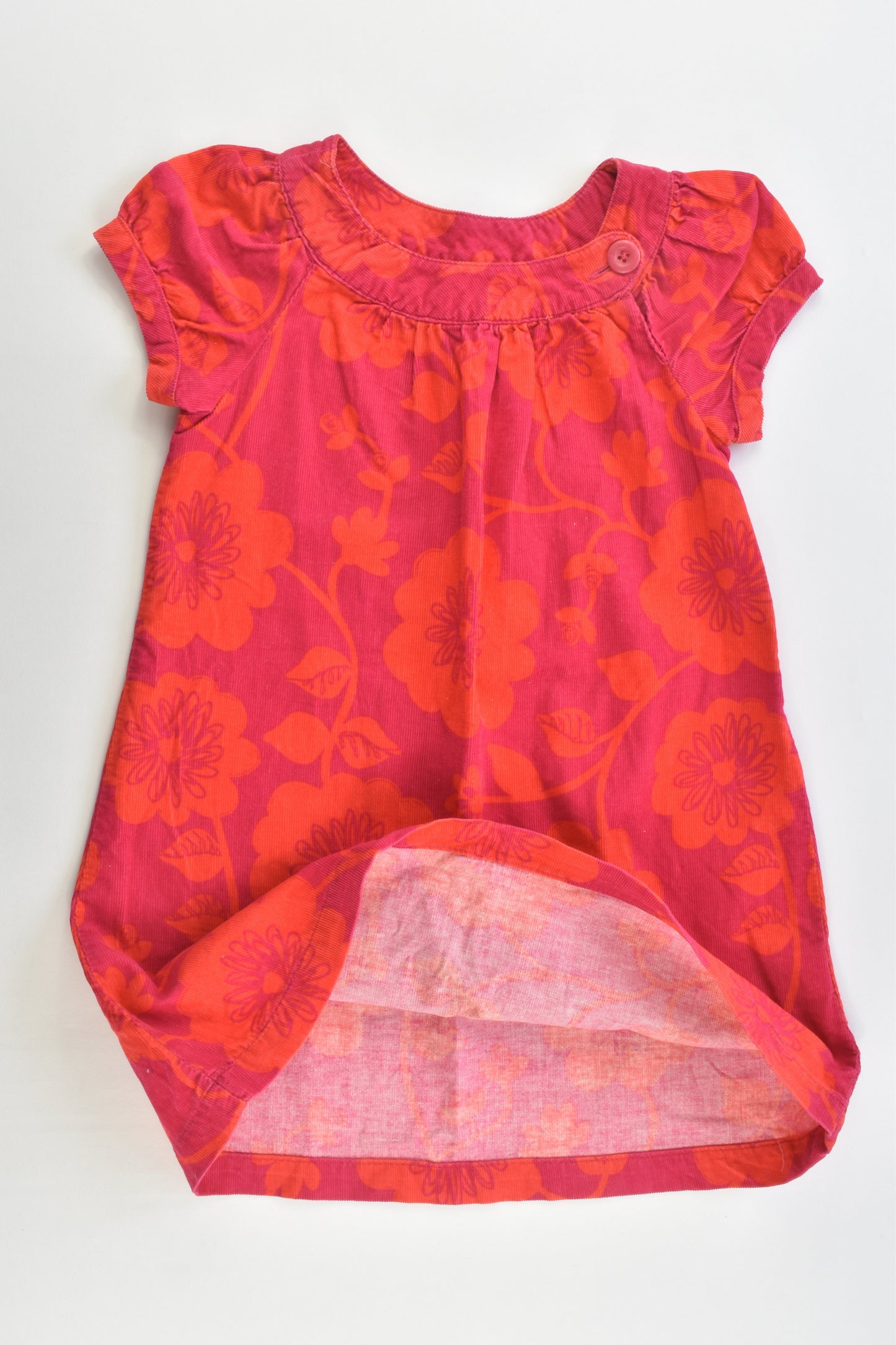 Cherokee Size 3 Lightweight Floral Cord Dress