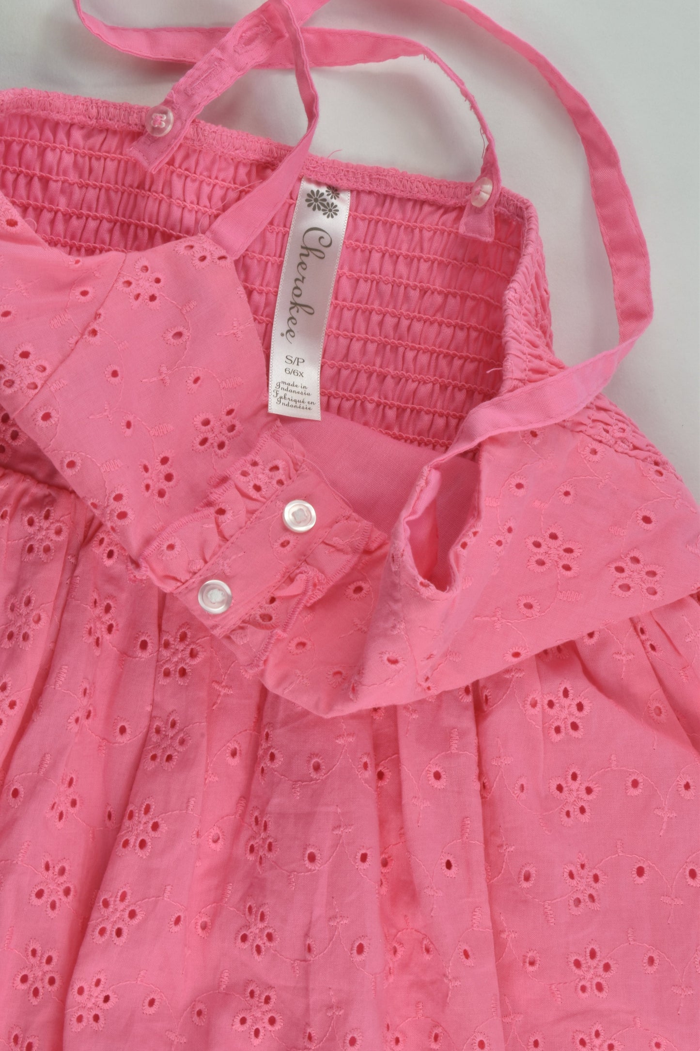 Cherokee Size 6 Lined Lace and Tulle Dress