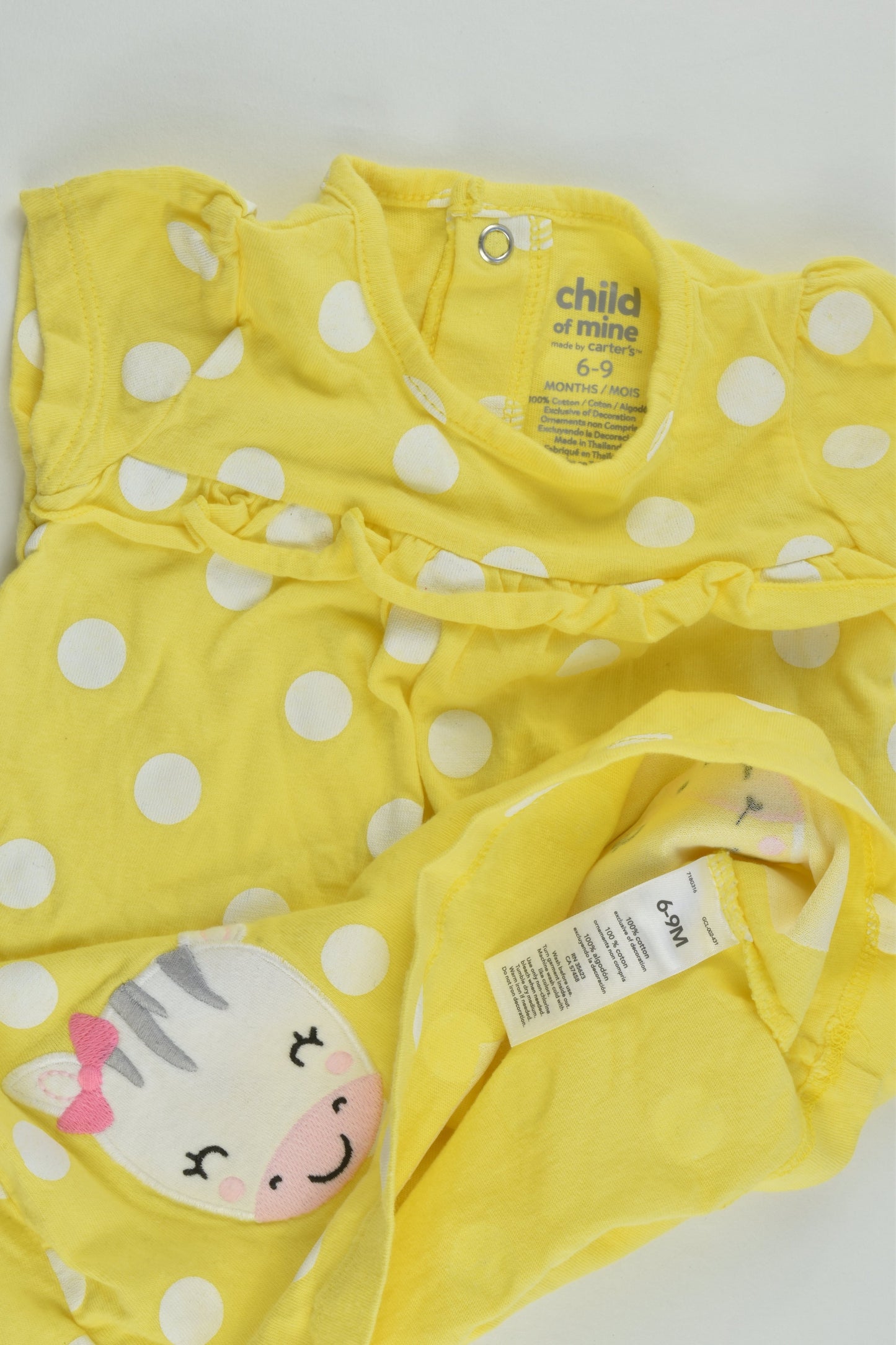 Child Of Mine by Carter's Size 0 (6-9 months) Polka Dots Dress/Tunic