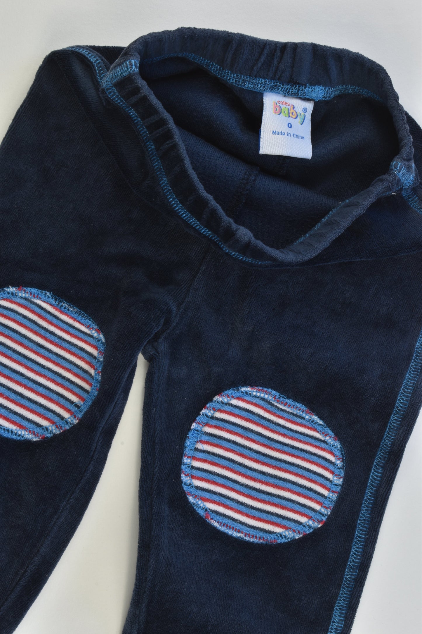 Coles Baby Size 0 (76 cm) Vintage (?) Velour Pants