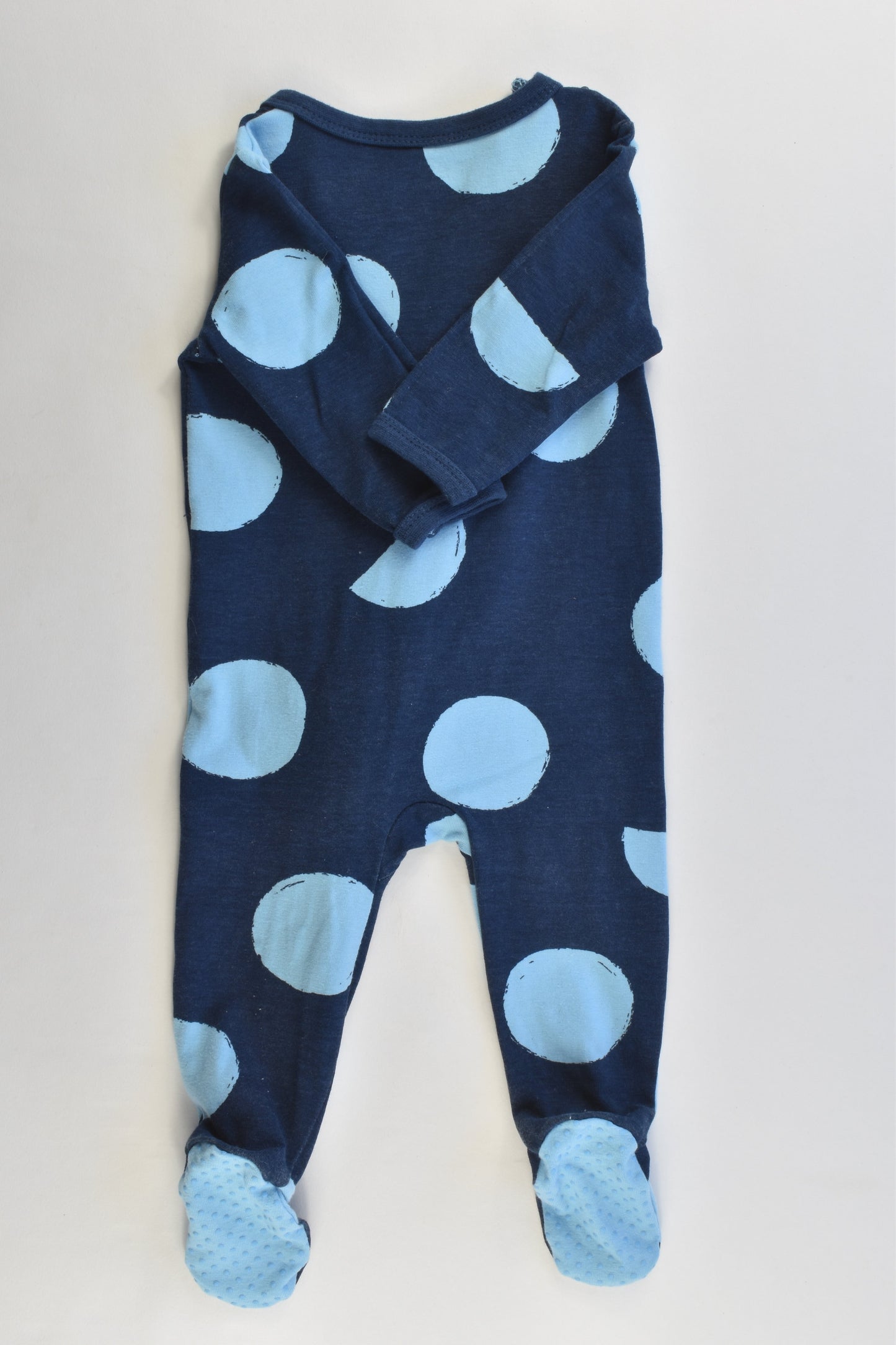 Cotton On Baby Size 00 Polka Dots Footed Romper