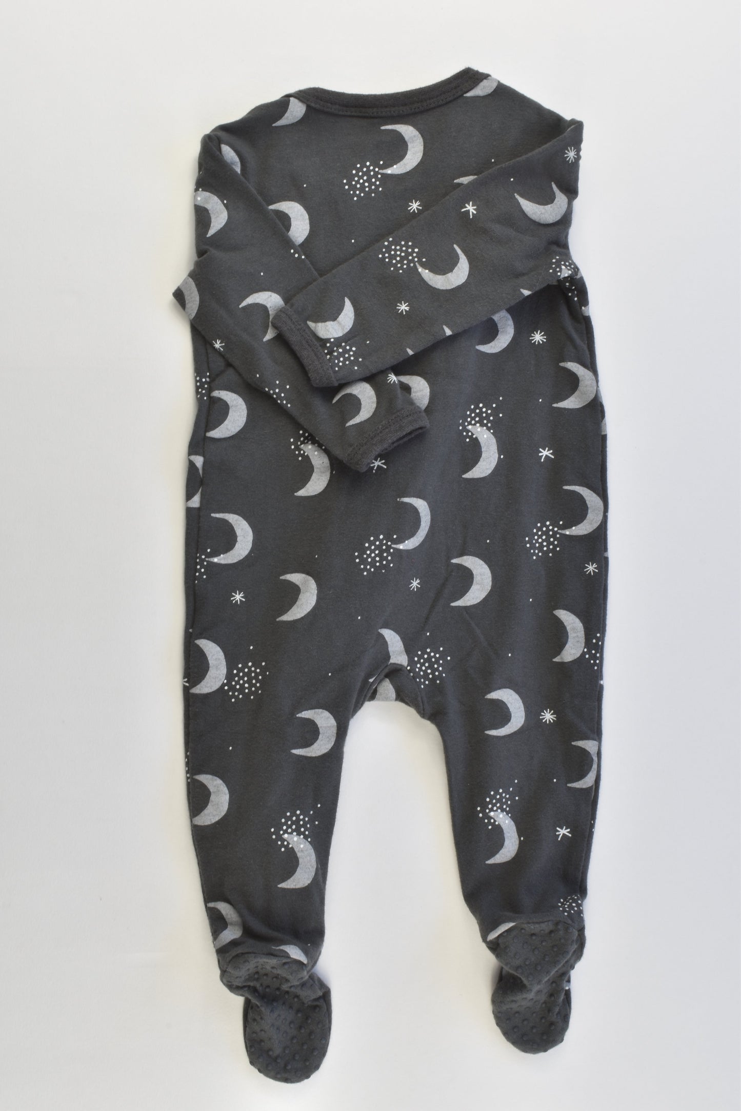 Cotton On Baby Size 000 (0-3 months) Night Sky Footed Romper