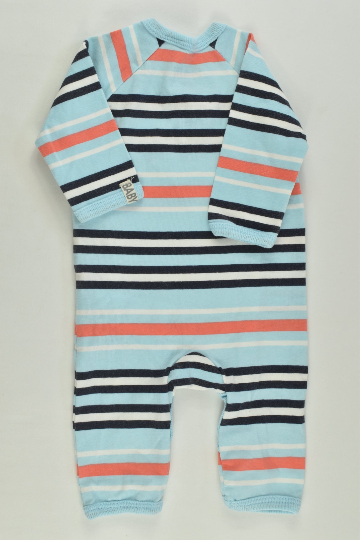 Cotton On Baby Size 0000 Striped Wrap Romper