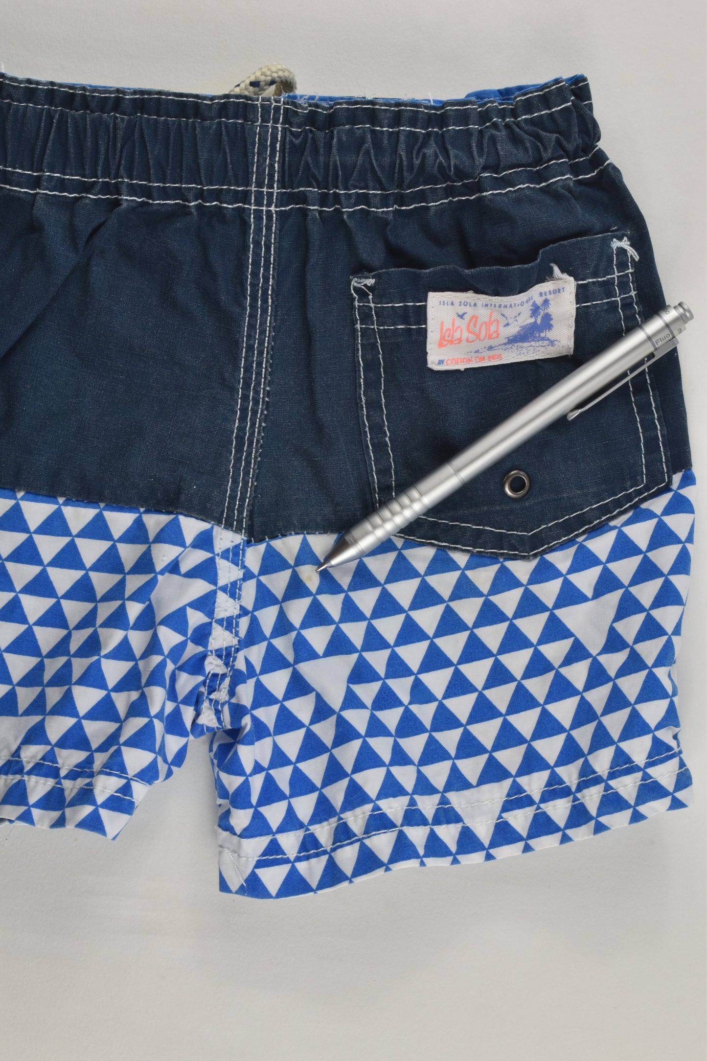 Cotton On Kids Size 1 'Isla Sola' Board Shorts
