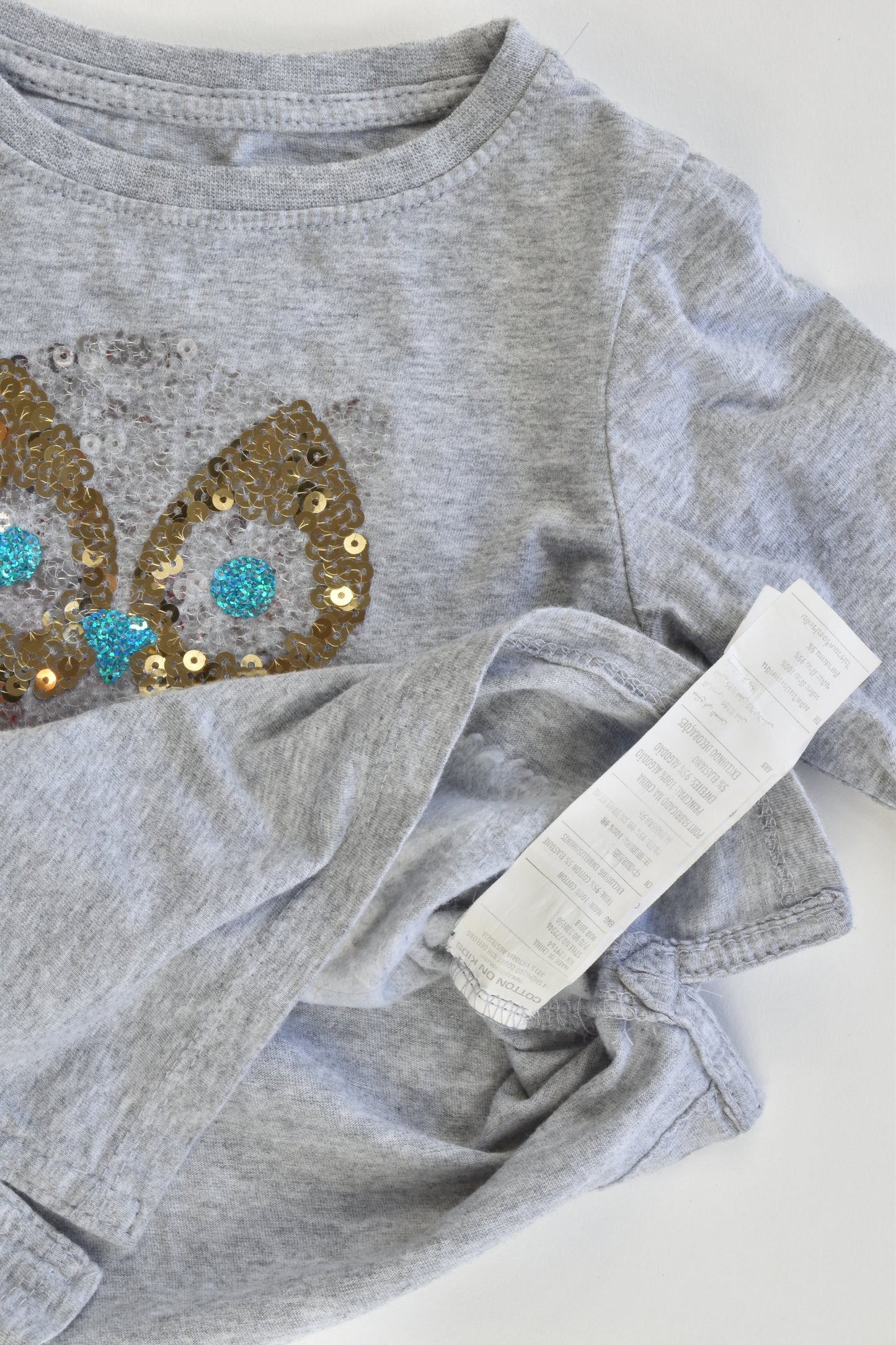 Cotton On Kids Size 1 Owl Top