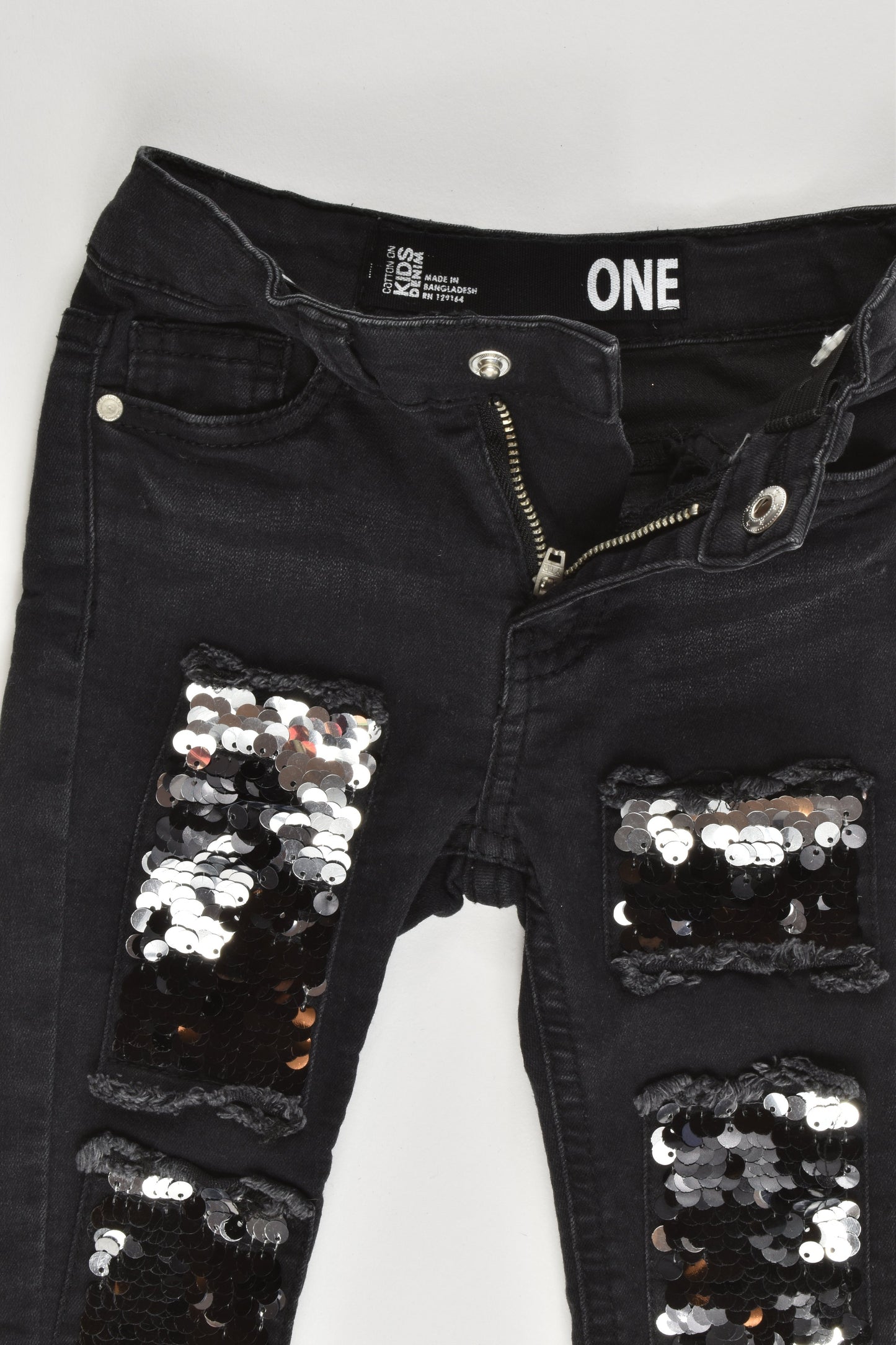Cotton On Kids Size 1 Soft Stretchy Denim Pants