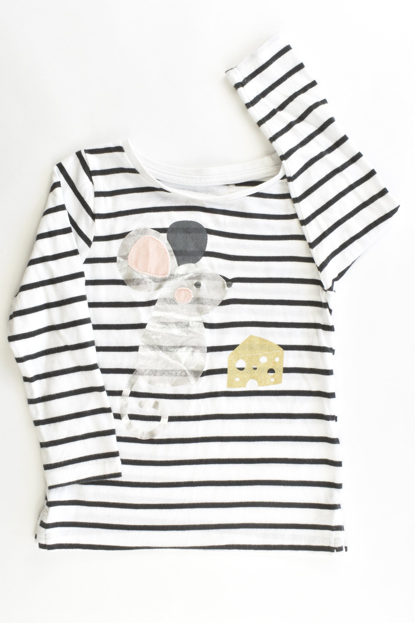 Cotton On Kids Size 2 Mouse and Cheese Top