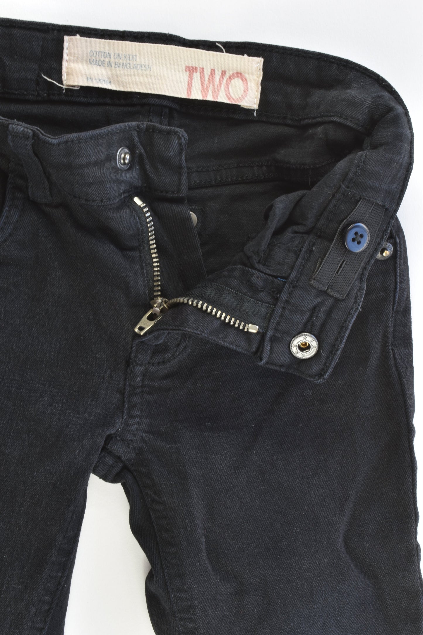 Cotton On Kids Size 2 Stretchy Denim Pants