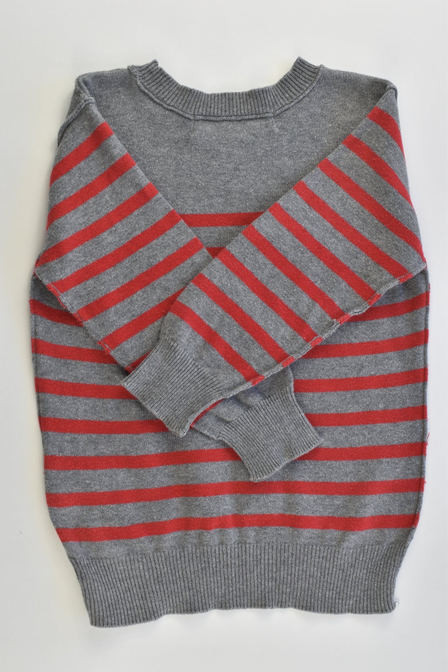 Cotton On Kids Size 2 Striped Knitted Jumper