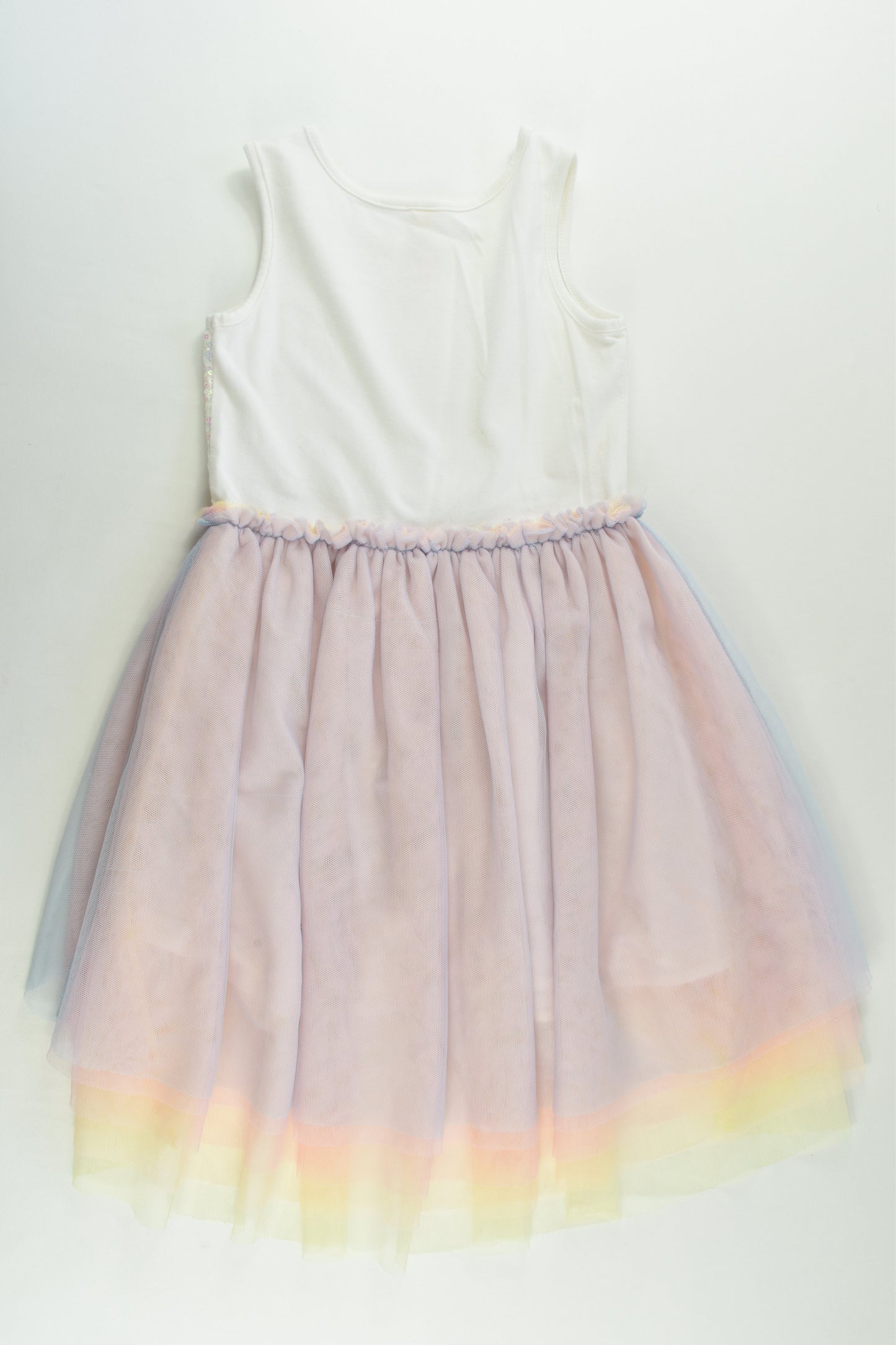 Cotton On Kids Size 3 Lined Sequins and Tulle Dress