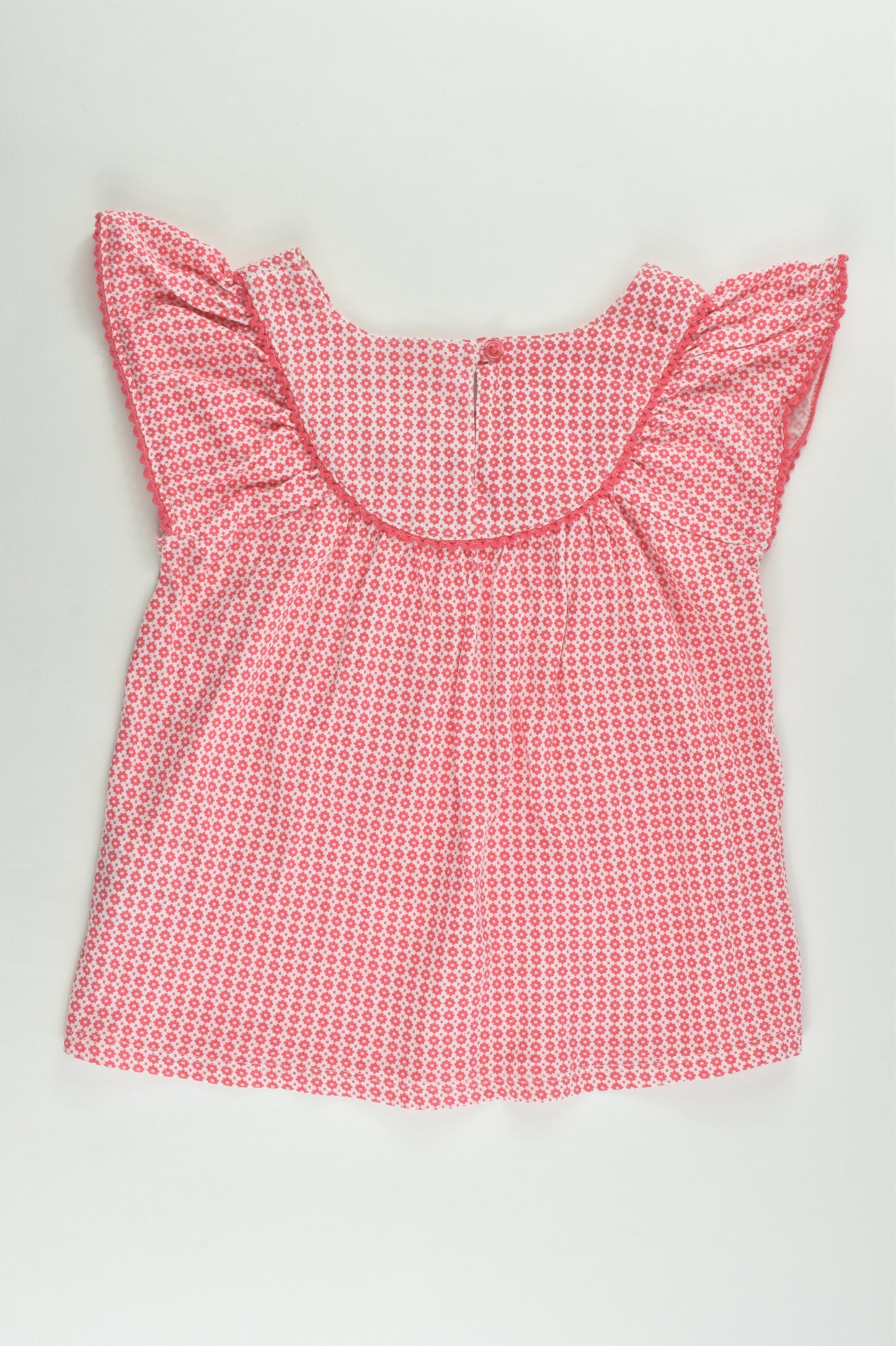 Cotton On Kids Size 4 Retro Style Floral Blouse