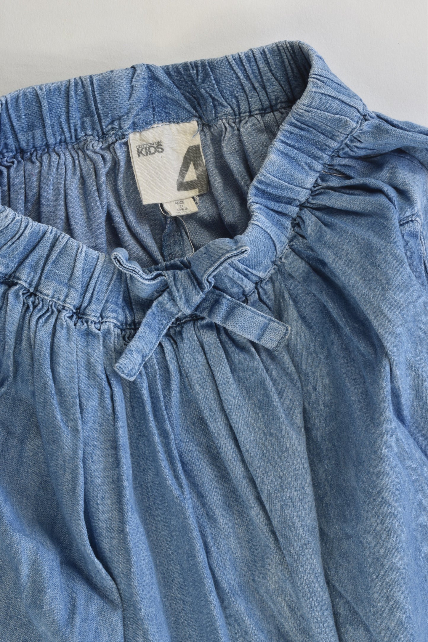 Cotton On Kids Size 4 Soft Denim Skirt