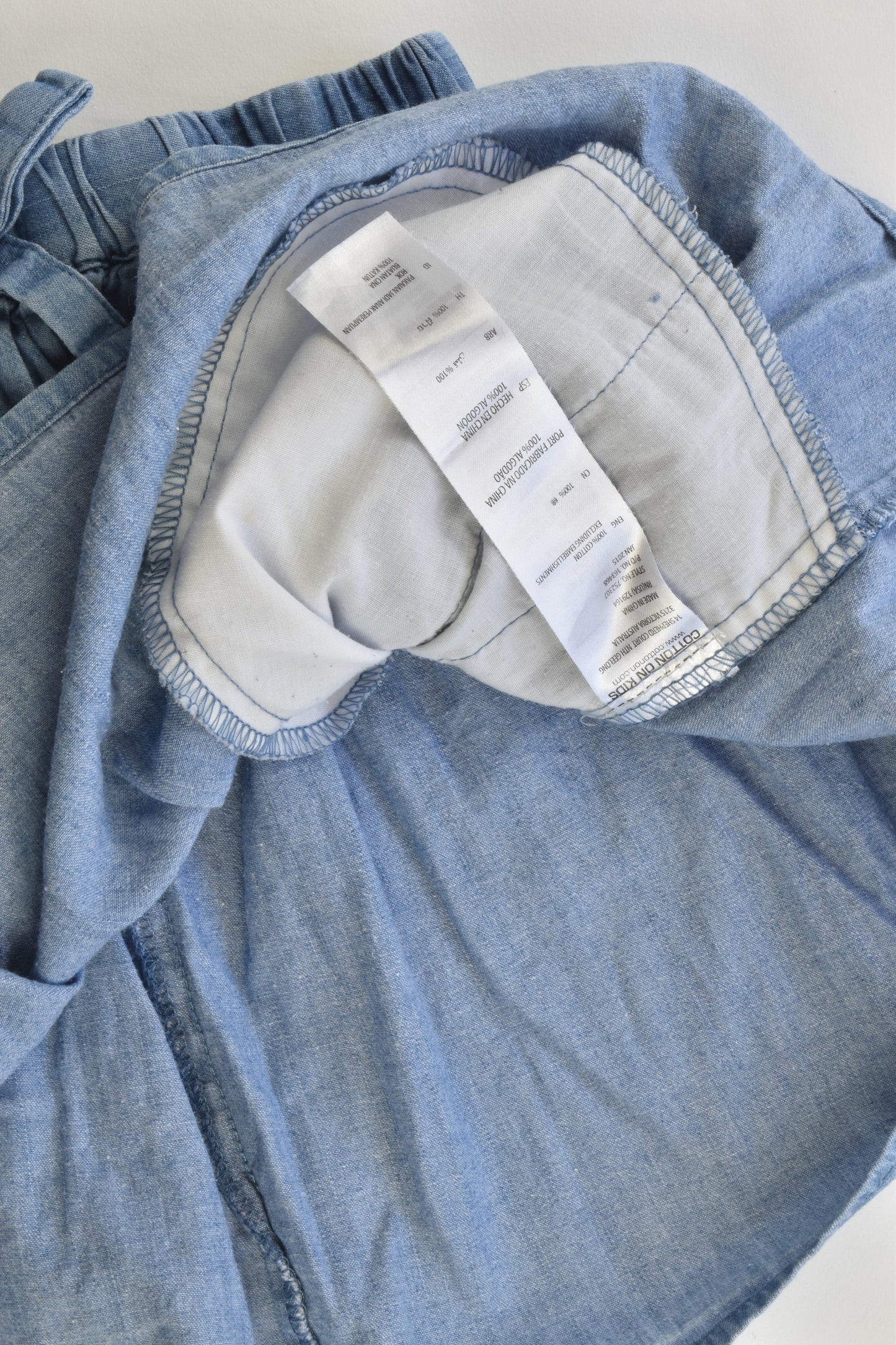 Cotton On Kids Size 4 Soft Denim Skirt