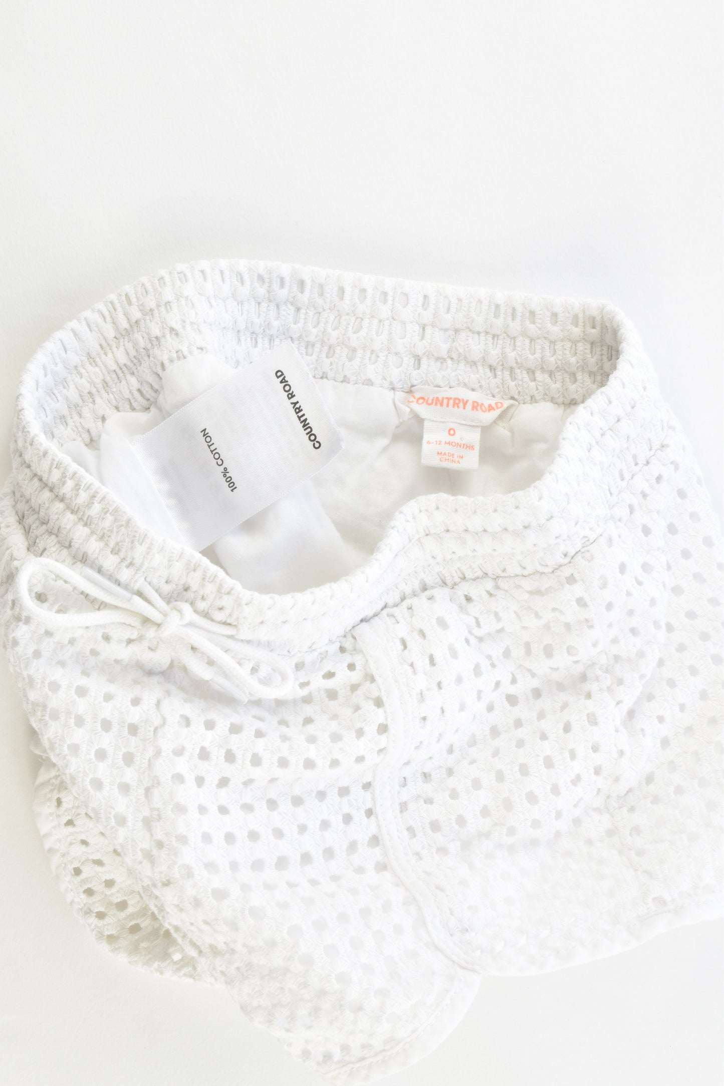 Country Road Size 0 (6-12 months) Lace Shorts