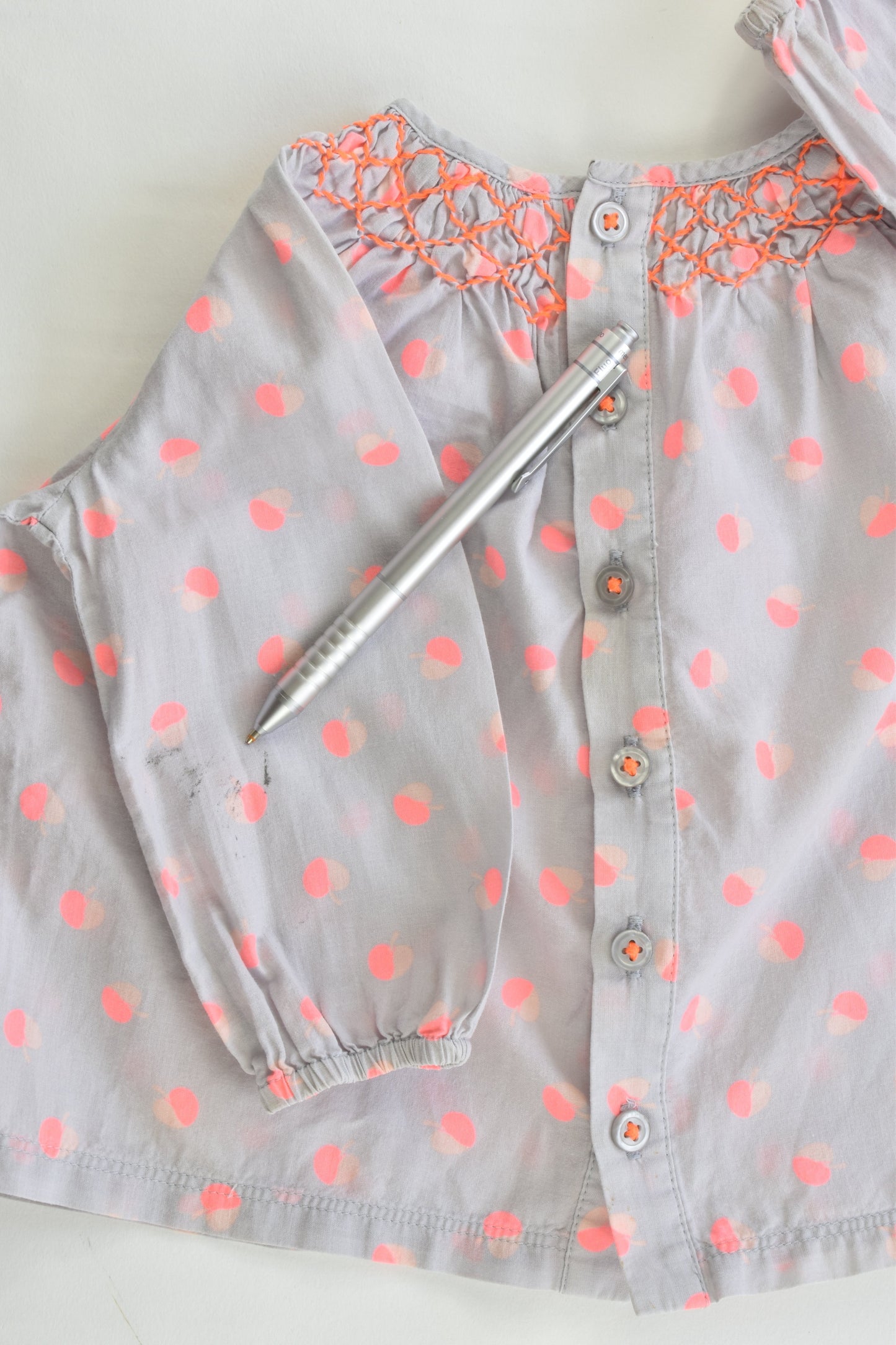 Country Road Size 00 (3-6 months) Polka Dots Blouse