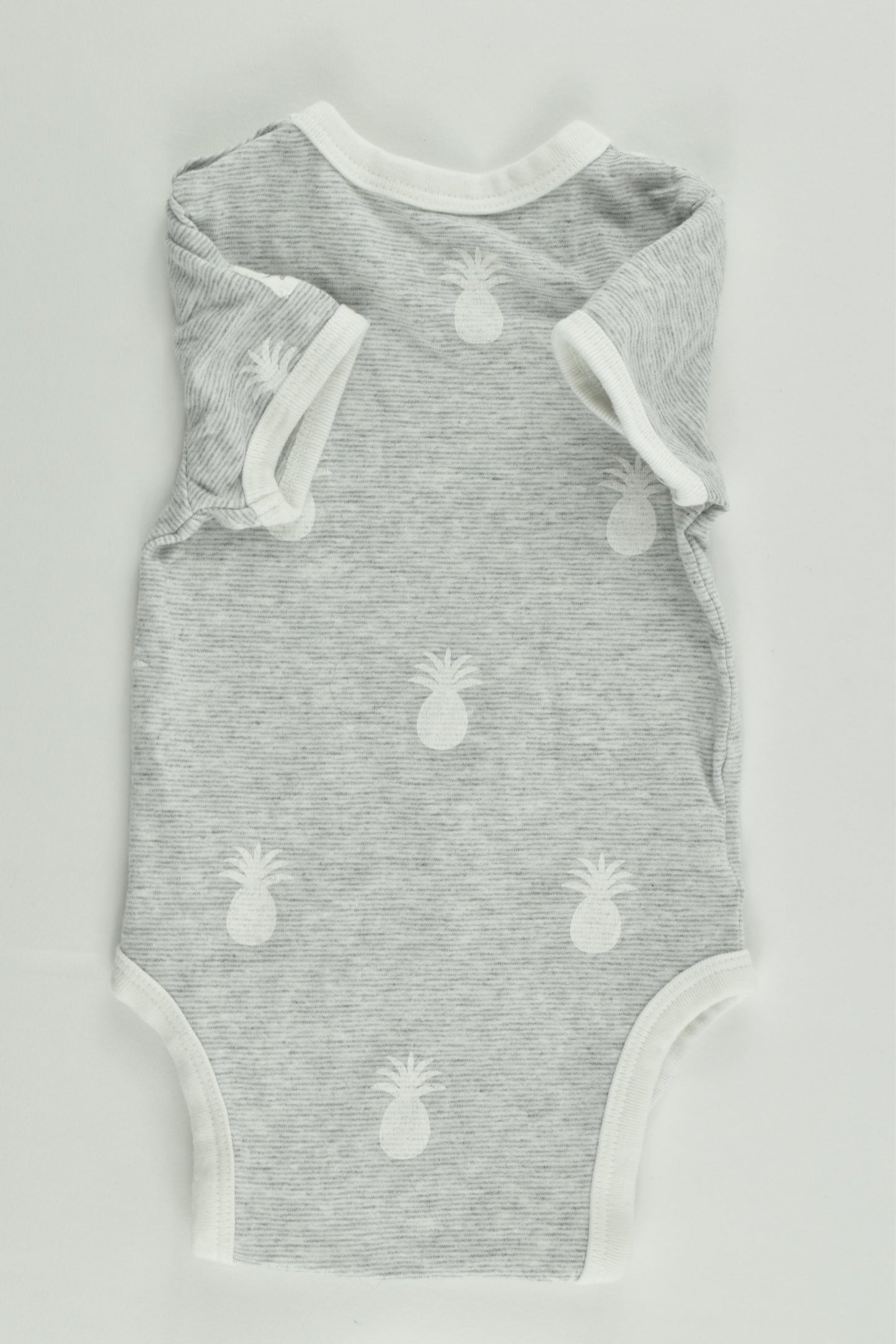 Country Road Size 0000 Pineapples Organic Bodysuit