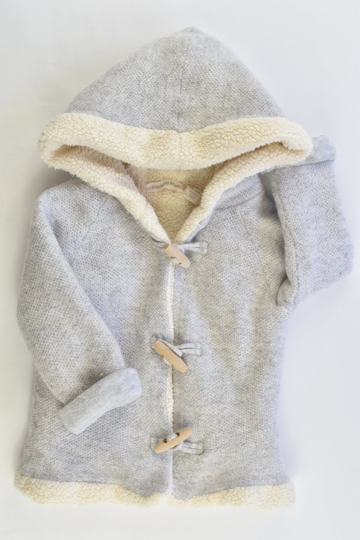 Country Road Size 18-24 months (Smaller) Hooded Woolly Jumper