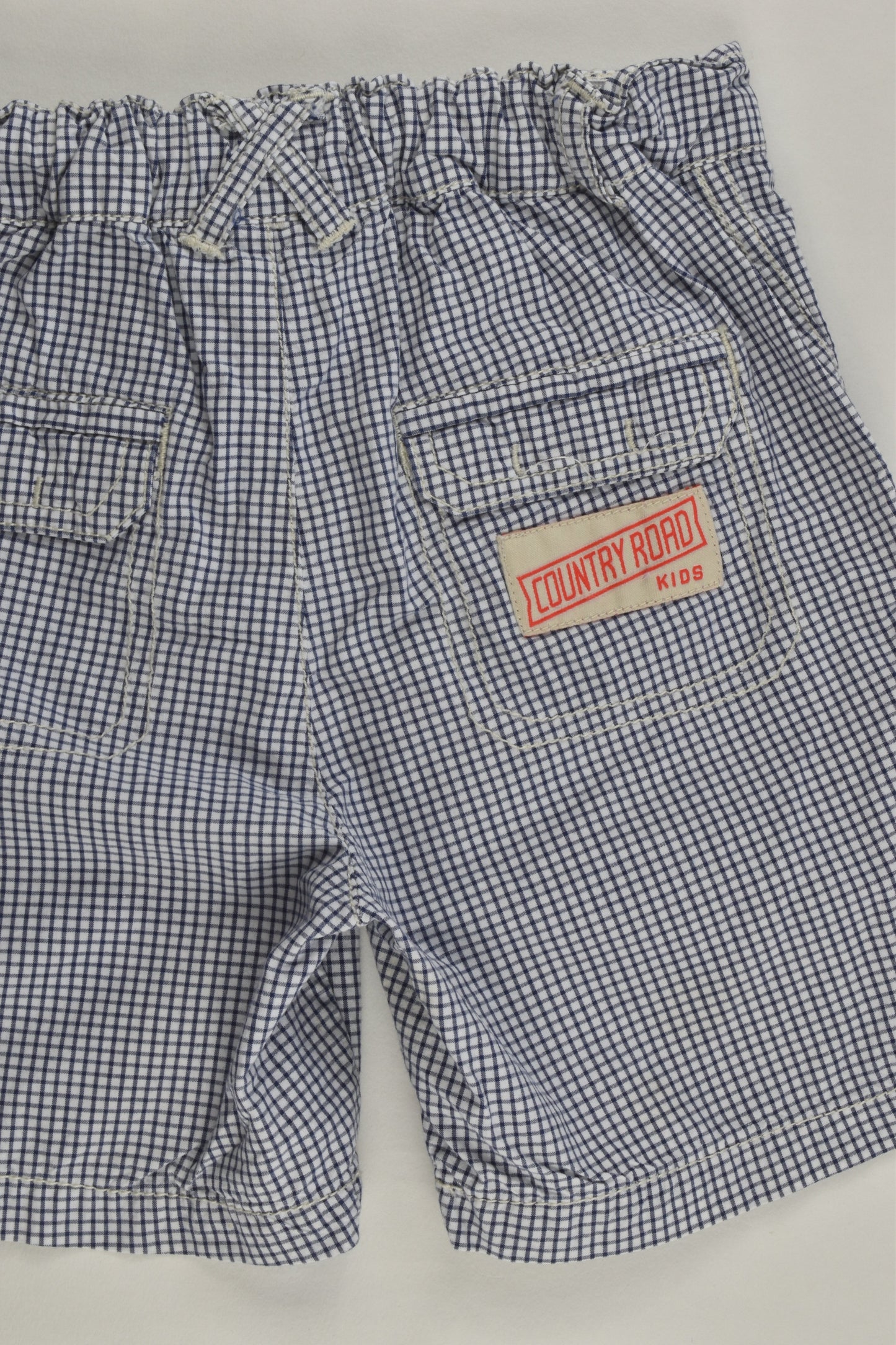 Country Road Size 2 (18-24 months) Lightweight Checked Shorts