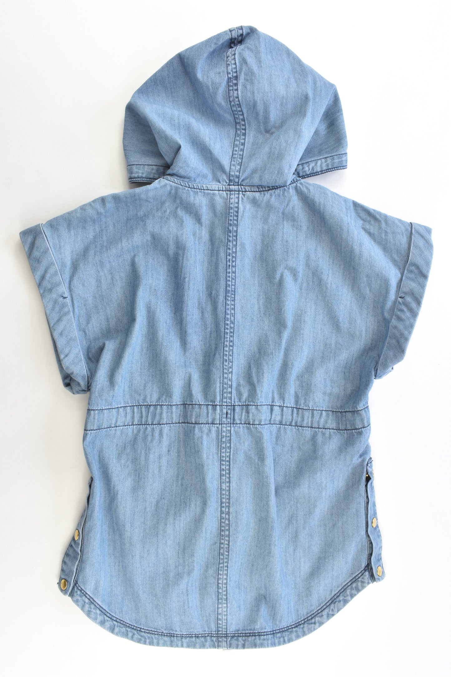 Country Road Size 6-7 Soft Hooded Denim Vest