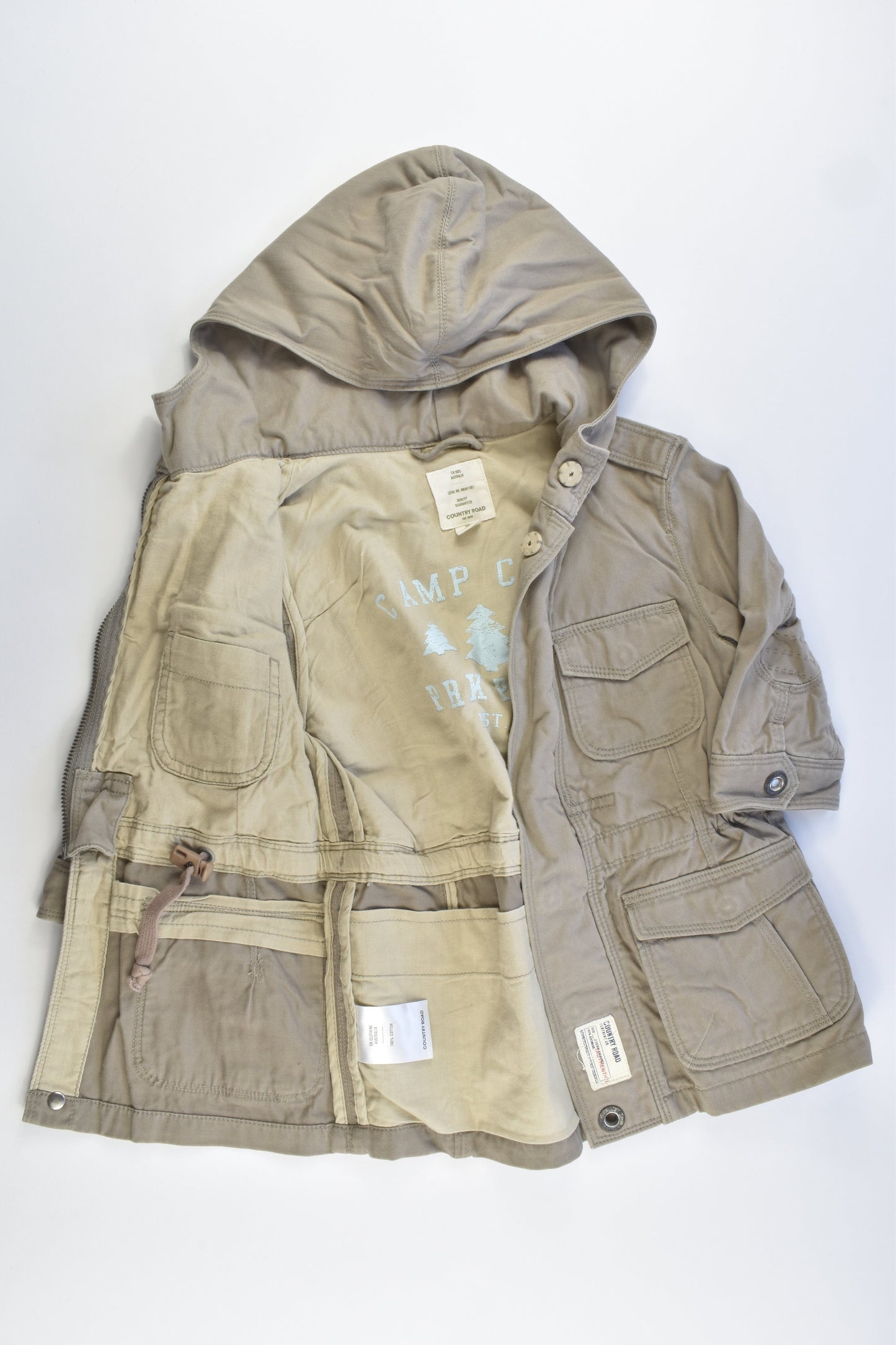 Country Road Size approx 1-2 Hooded Jacket