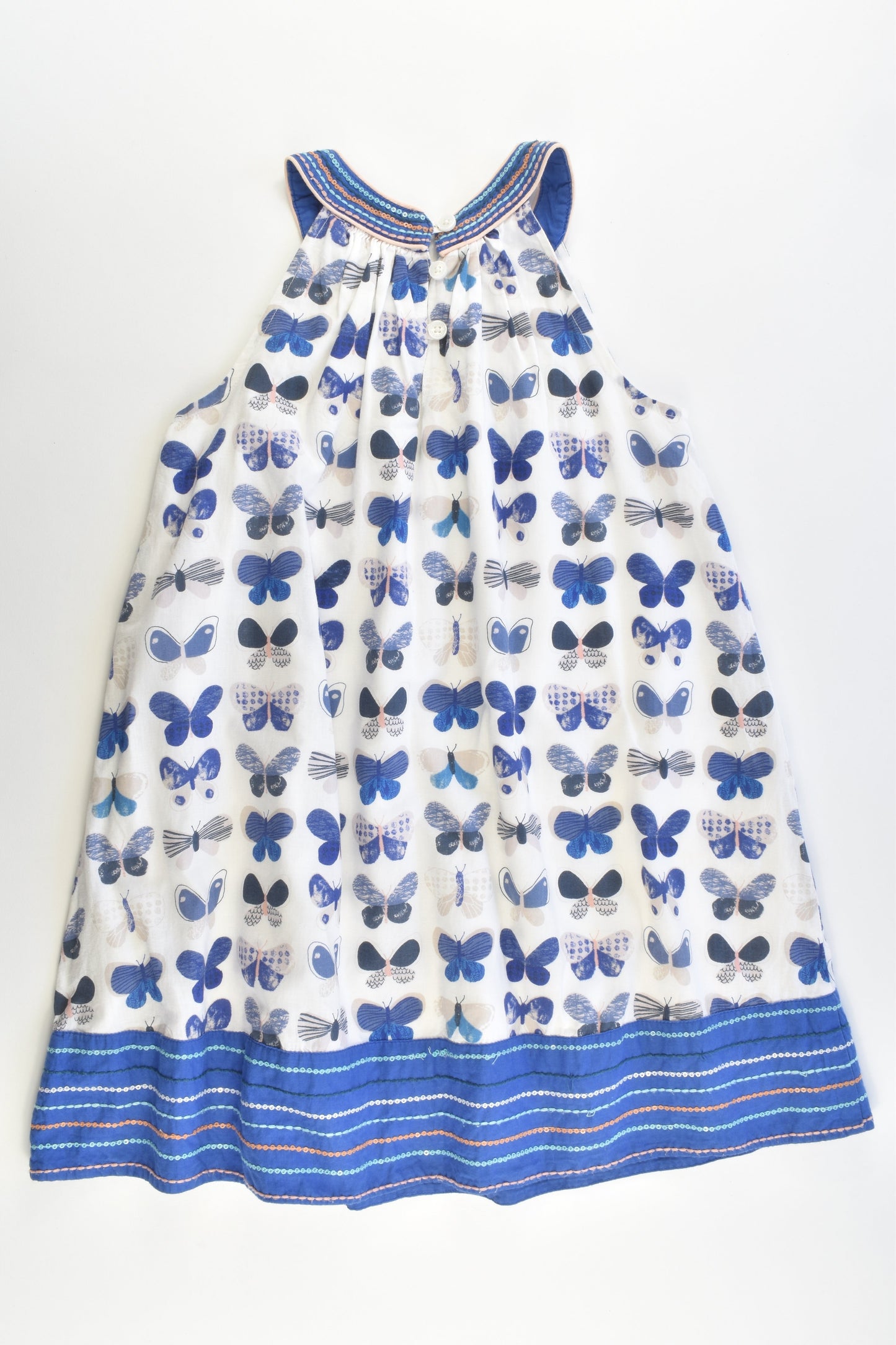 Debenhams Size 6 (116 cm) Lined Butterflies Dress
