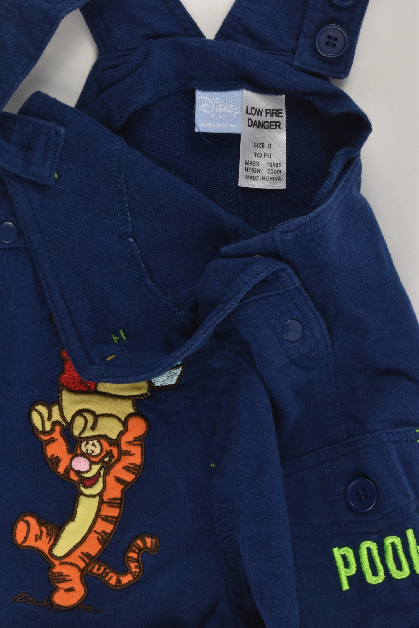 Disney Baby Size 0 Winnie The Pooh Short Overalls