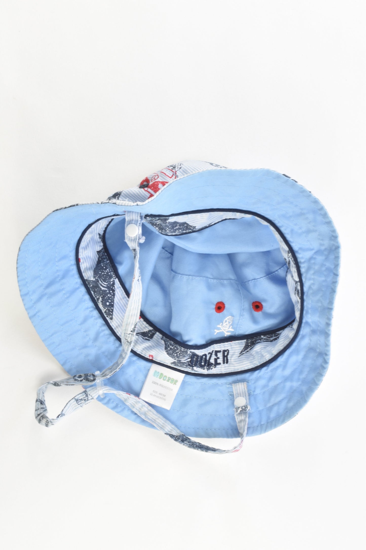Dozer Size 12-24 months (48 cm) Reversible Bucket Hat