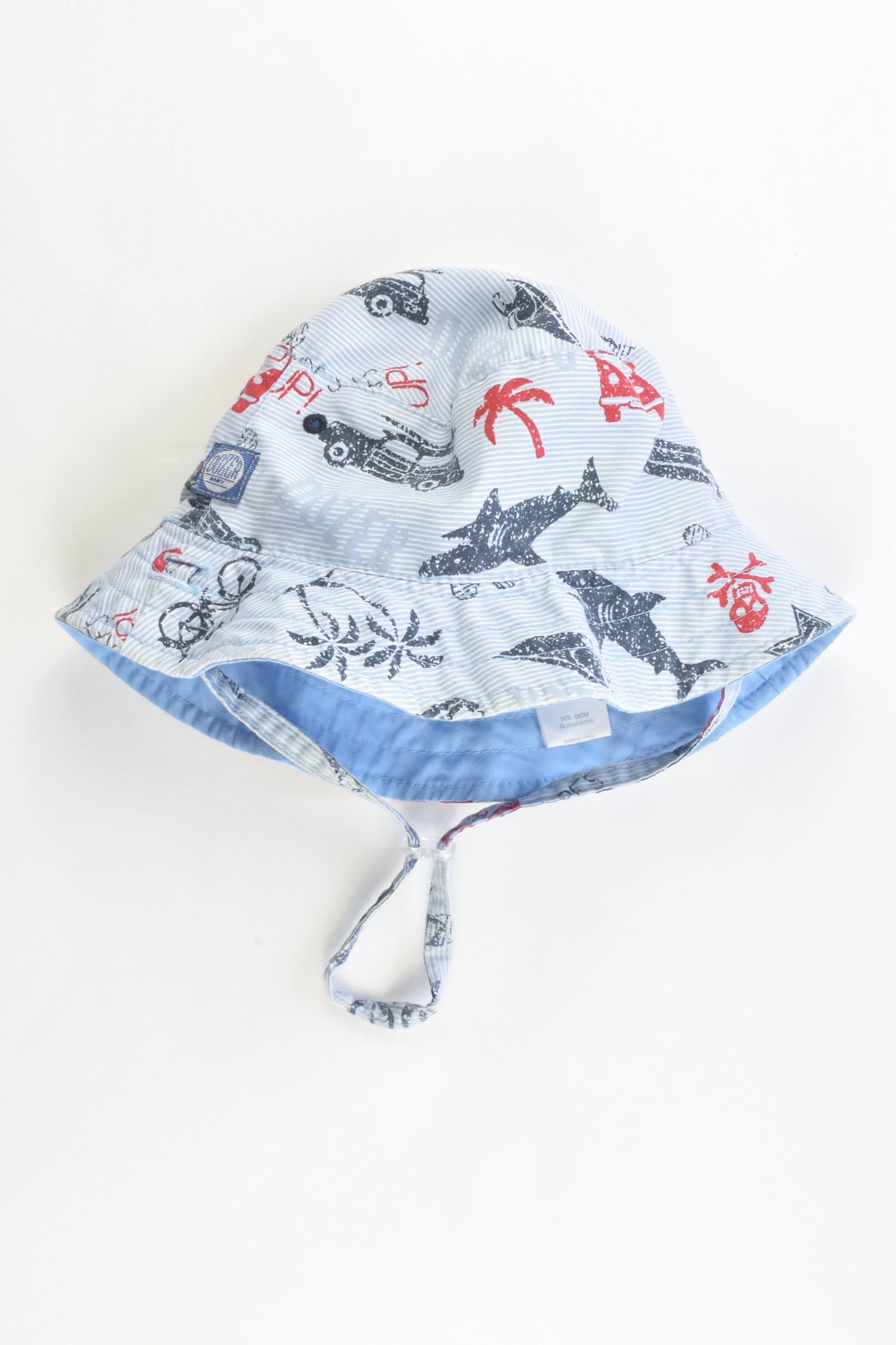 Dozer Size 12-24 months (48 cm) Reversible Bucket Hat