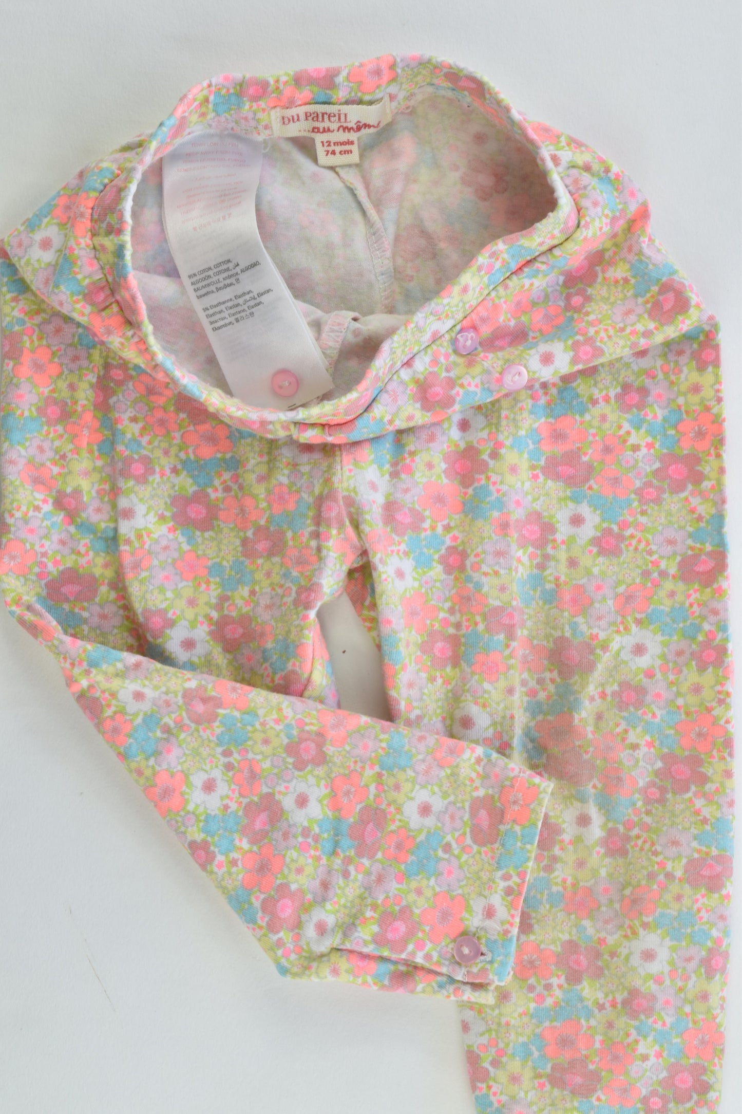 Du Pareil Au Même (France) Size 0 (12 months, 74 cm) Liberty Print Leggins