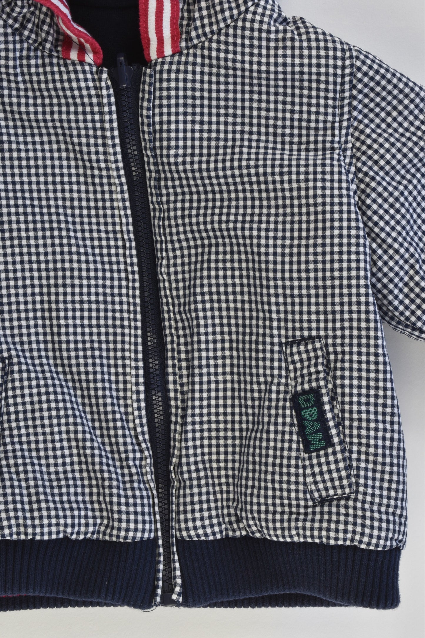 Du Pareil au Même (France) Size 00-0 Reversible Hooded Jacket