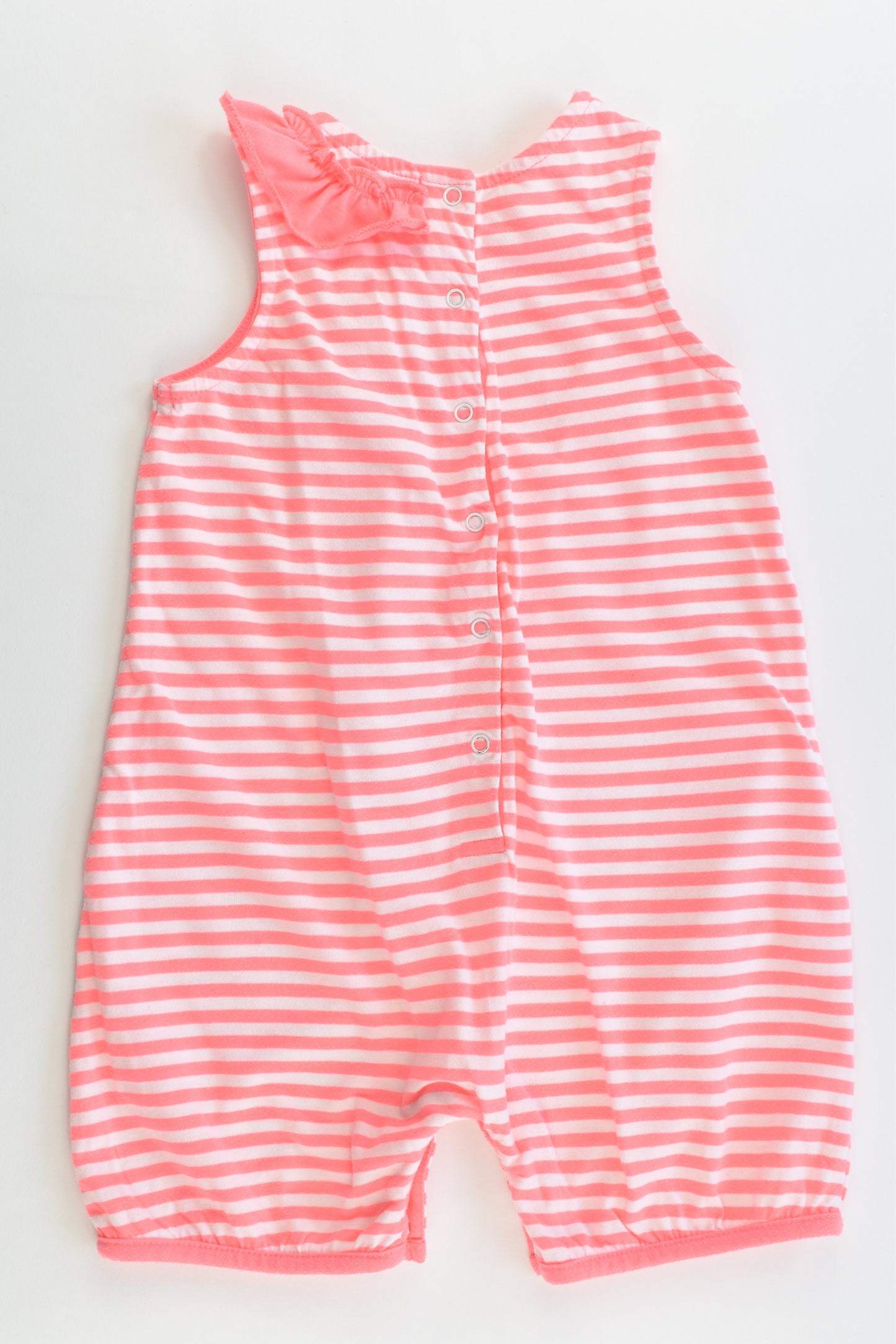 Du Pareil au Même (France) Size 1 (18 months, 81 cm) Elephant and Palm Tree Striped Playsuit