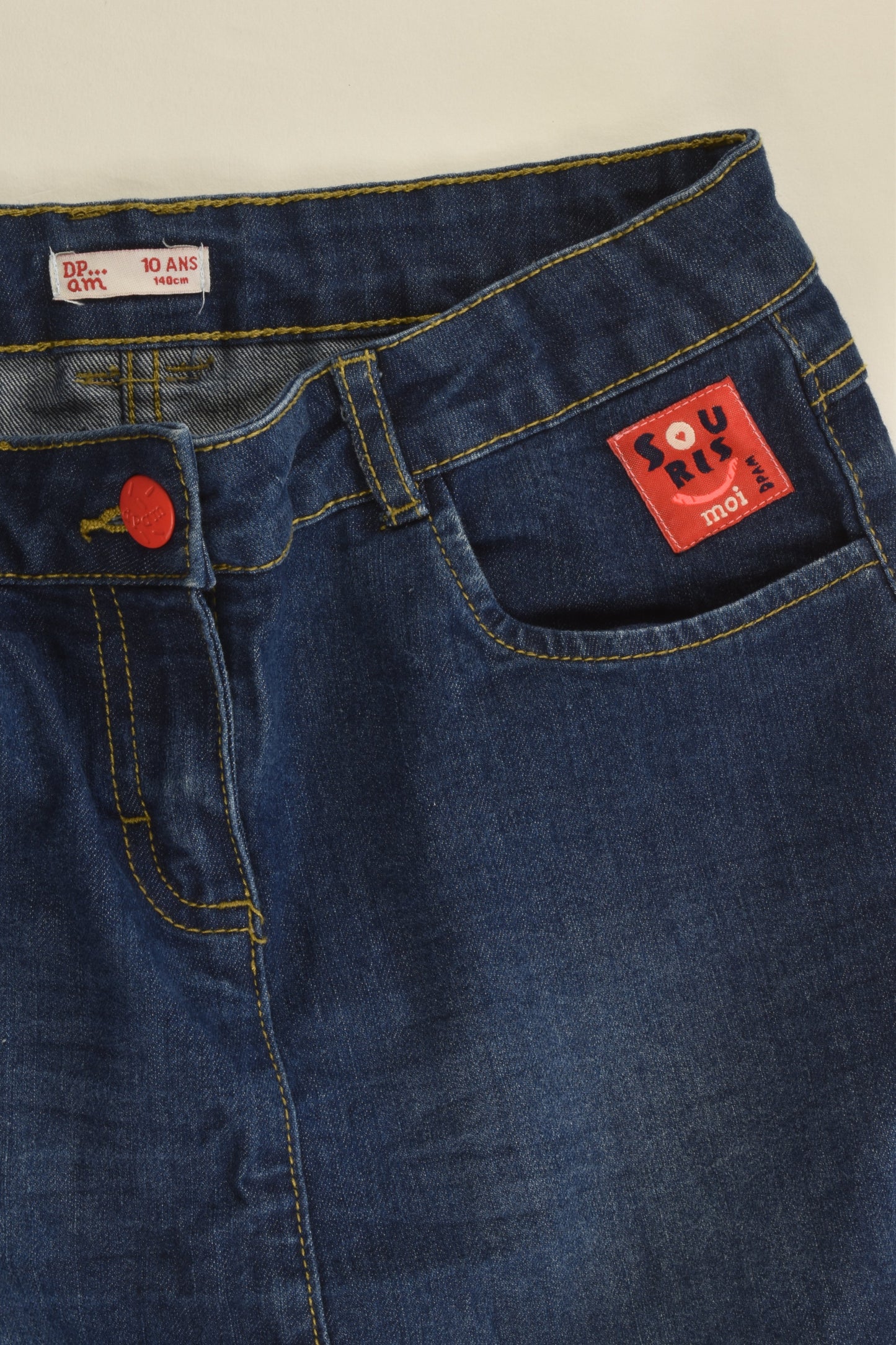 Du Pareil au Même (France) Size 10 (140 cm) Stretchy Denim Skirt