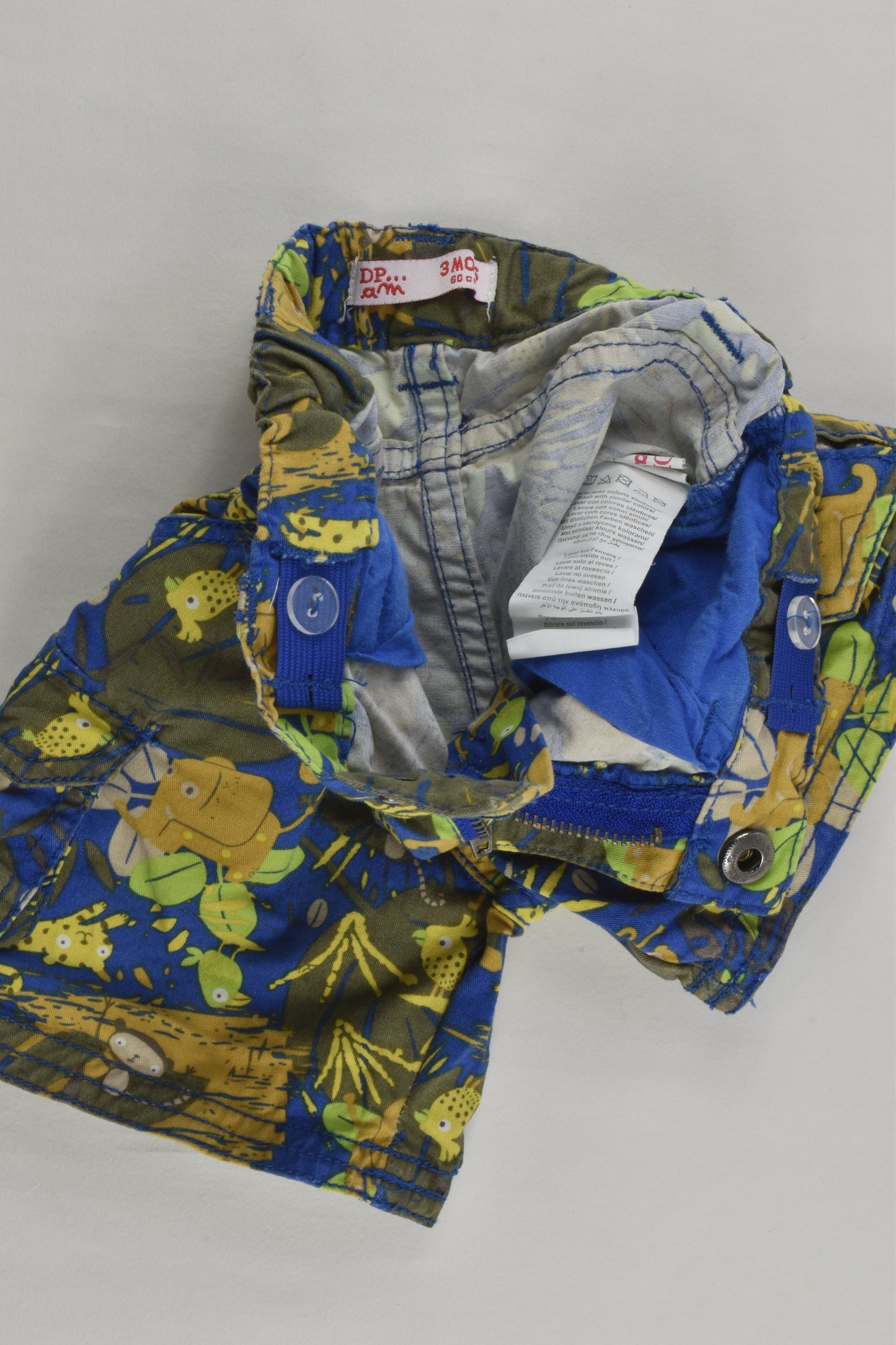 Du Pareil Au Même Size 000 (3 months, 60 cm) Animals Shorts