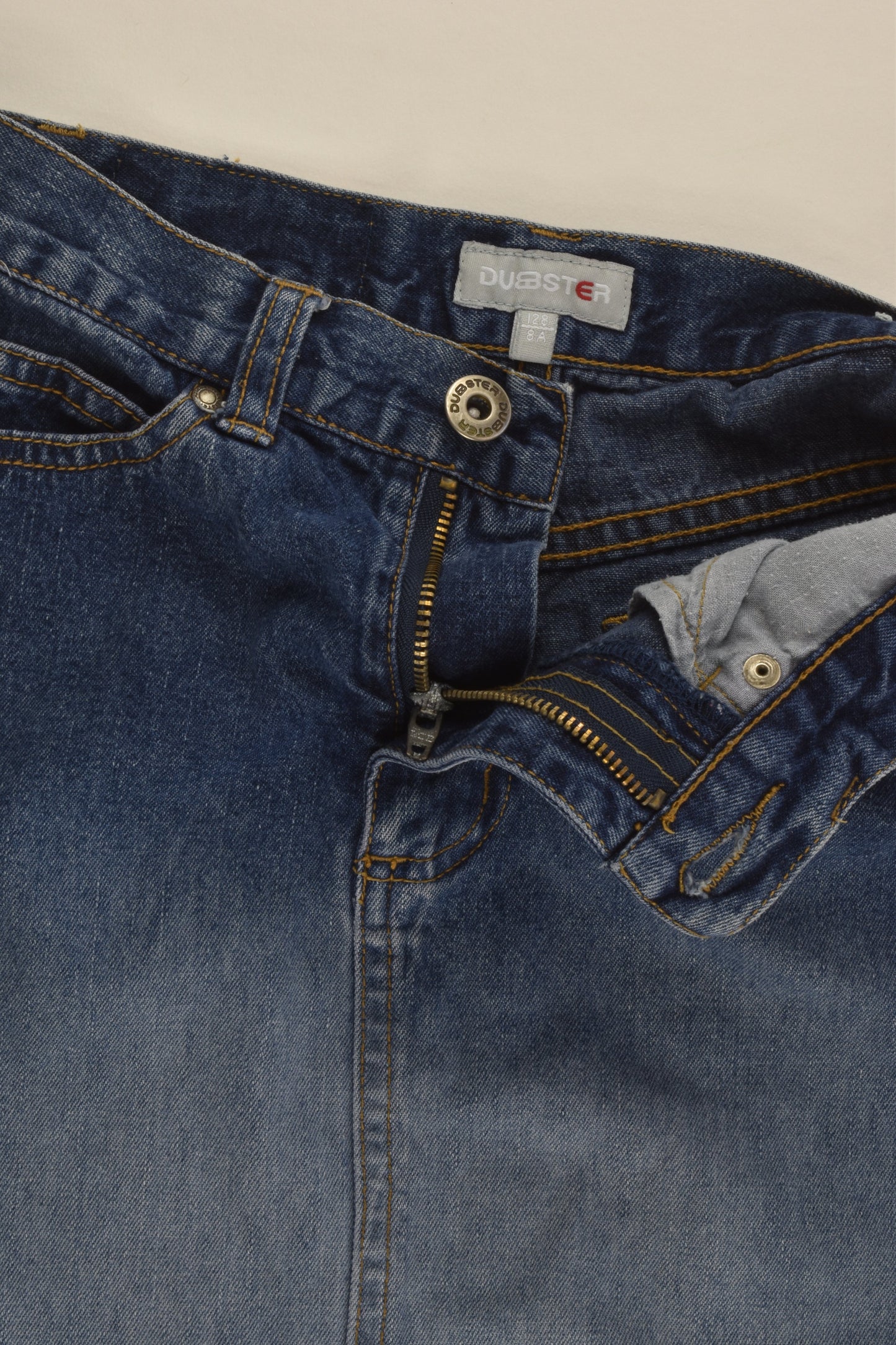 Dubbster Size 8 (128 cm) Long Denim Skirt