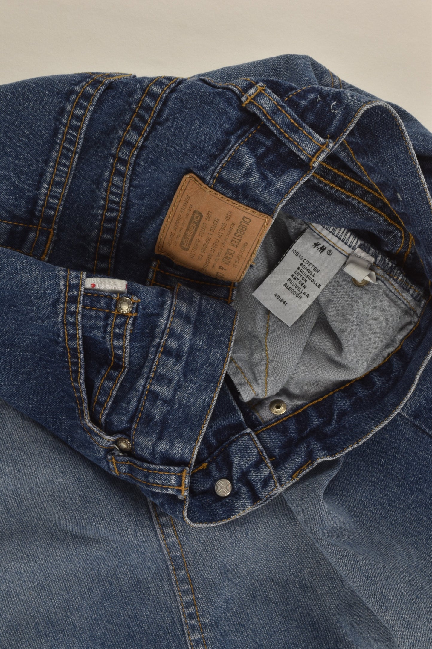 Dubbster Size 8 (128 cm) Long Denim Skirt