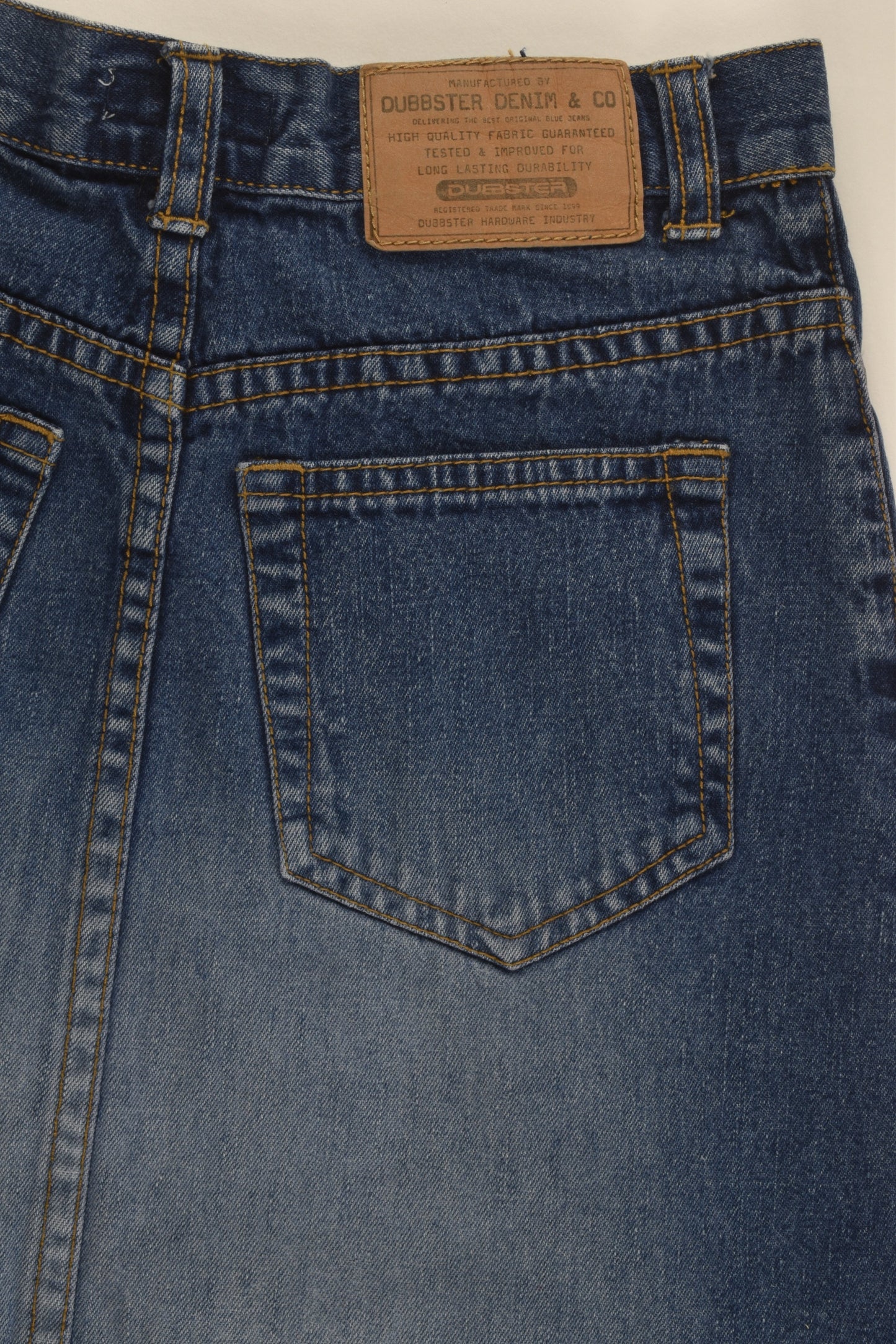 Dubbster Size 8 (128 cm) Long Denim Skirt