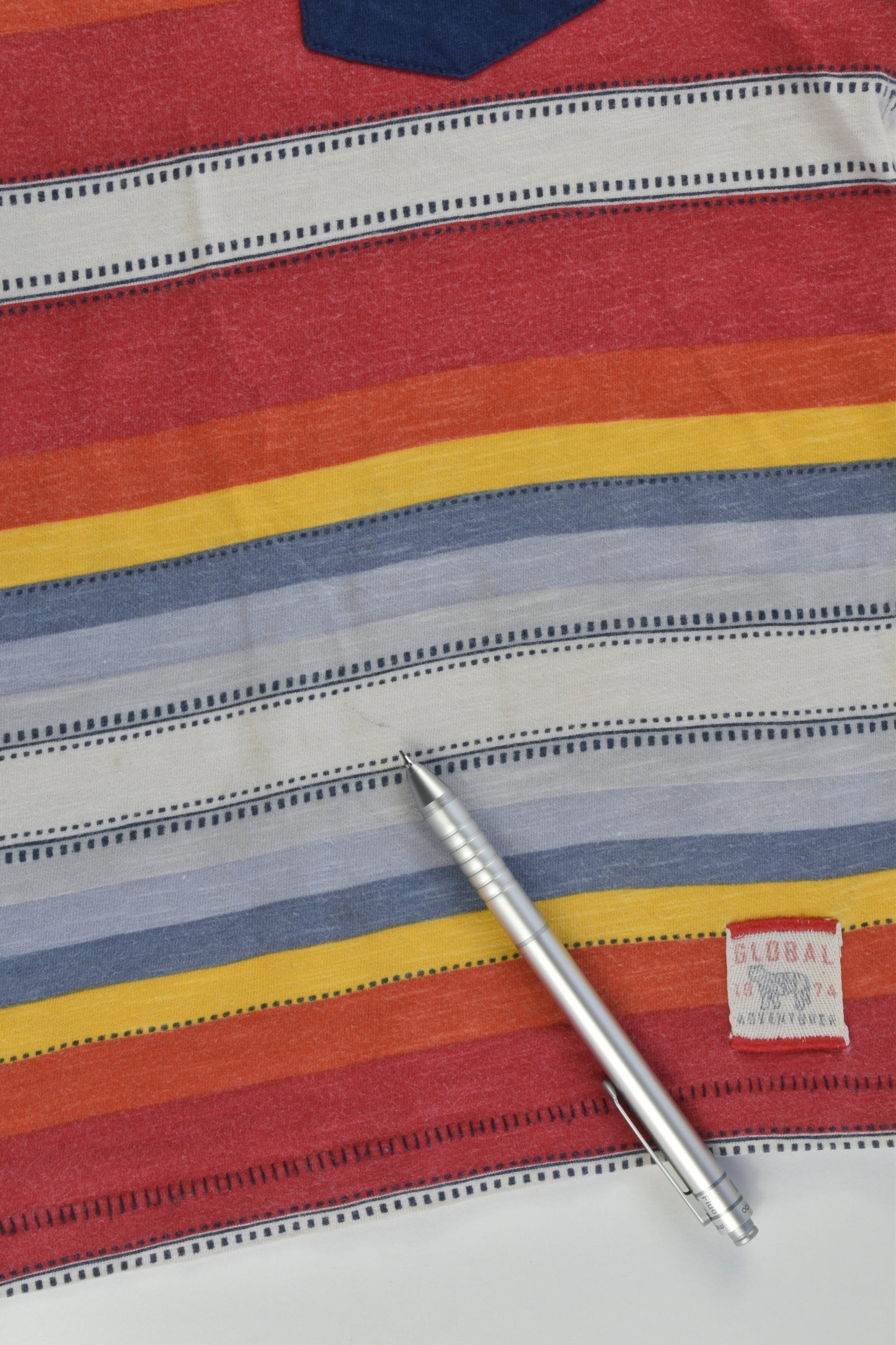 Duck & Dodge Size 6 (116 cm) 'Global Adventurer' Striped T-shirt