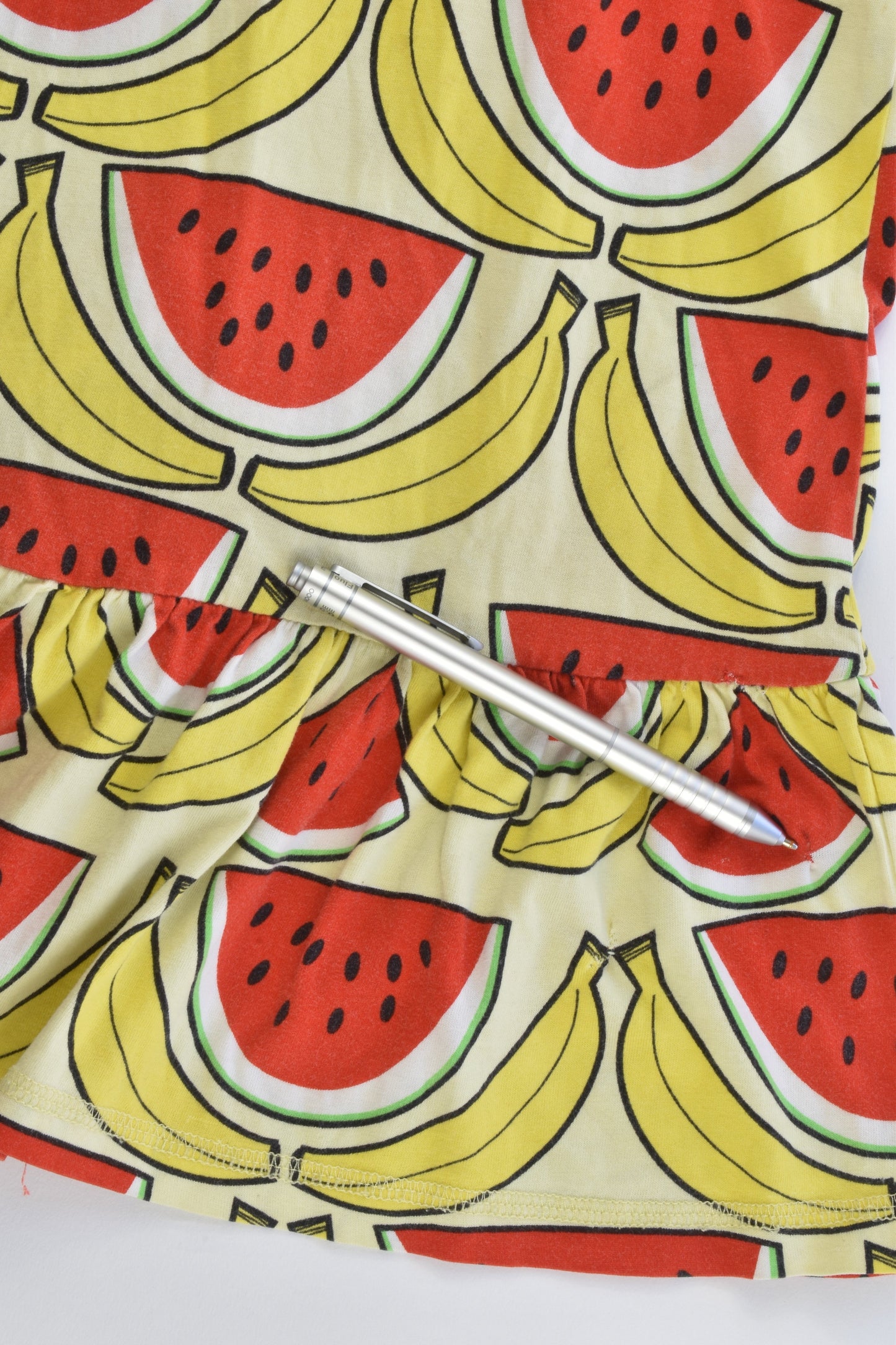 Duns Sweden Size 122/128 cm (7-8) Watermelons and Bananas Dress