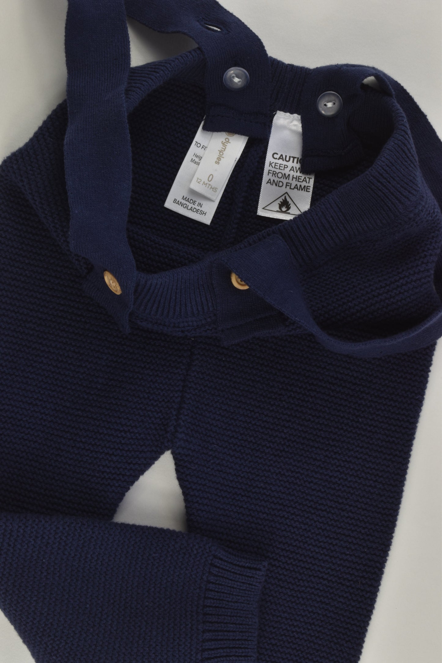 Dymples Size 0 Knitted Suspender Pants
