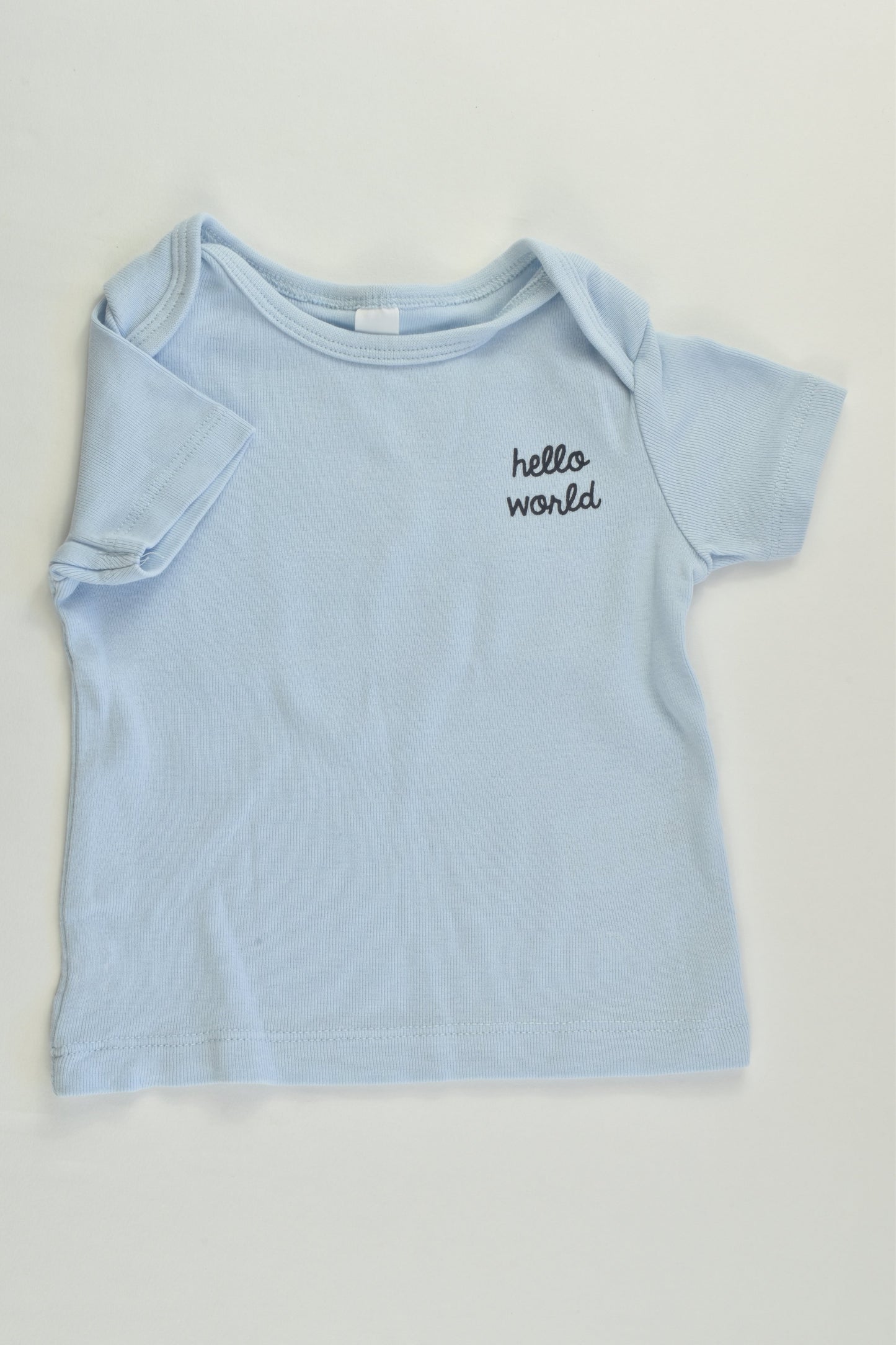 Dymples Size 000 3 months) Organic Cotton 'Hello World' T-shirt