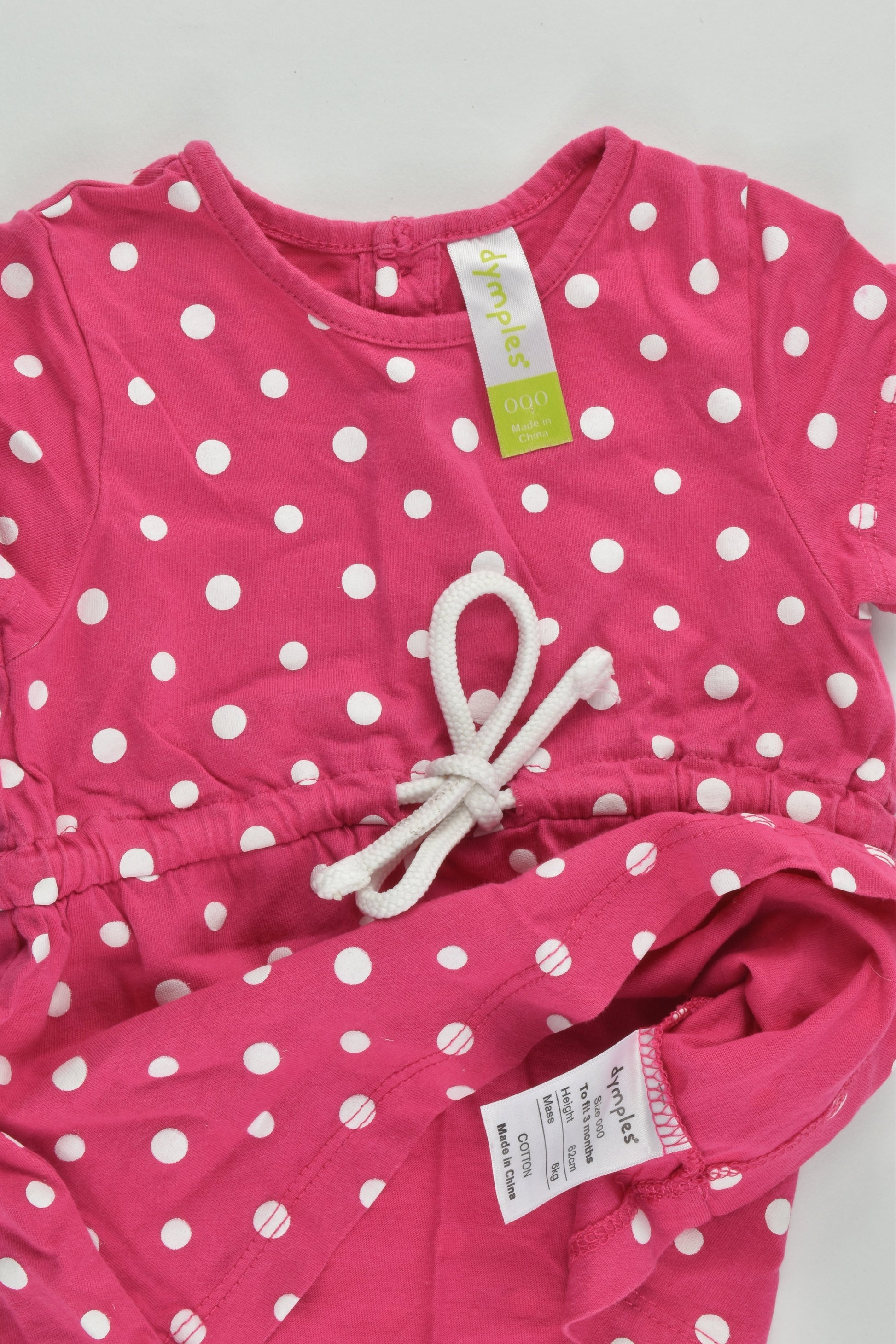 Dymples Size 000 (62 cm) Polka Dots Dress