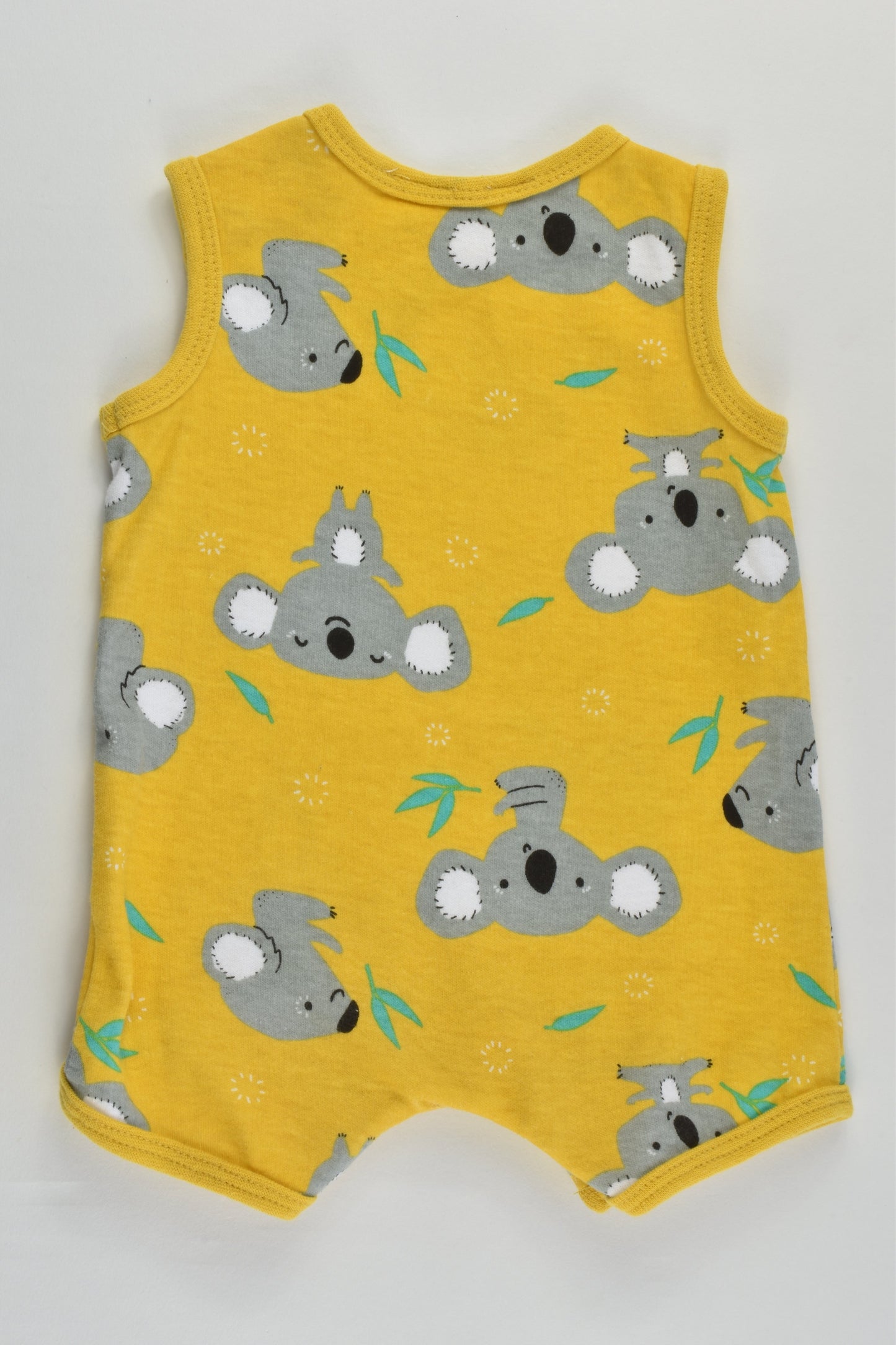 Dymples Size 0000 Koala Short Romper