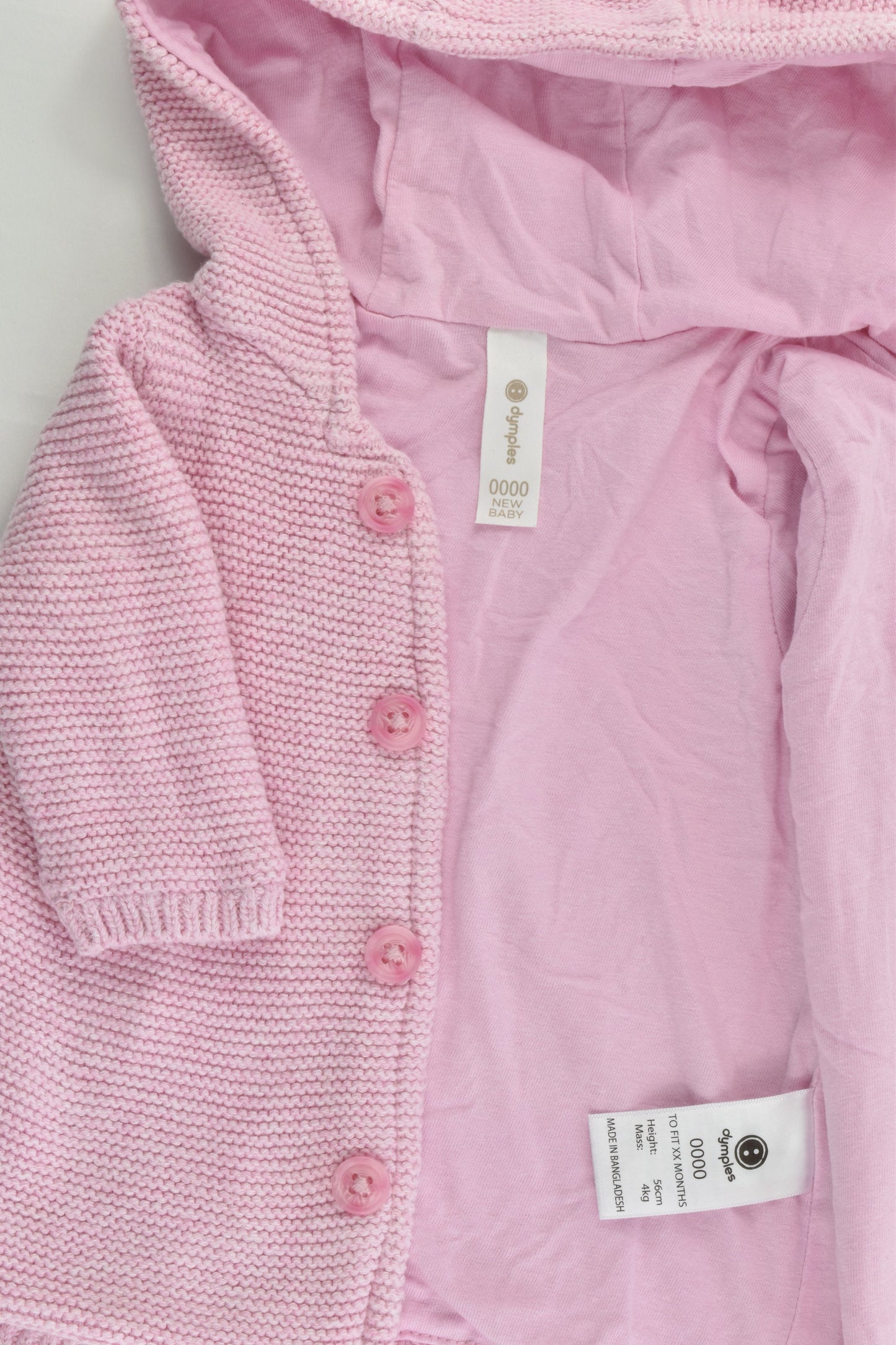Dymples Size 0000 Lined Knitted Jumper