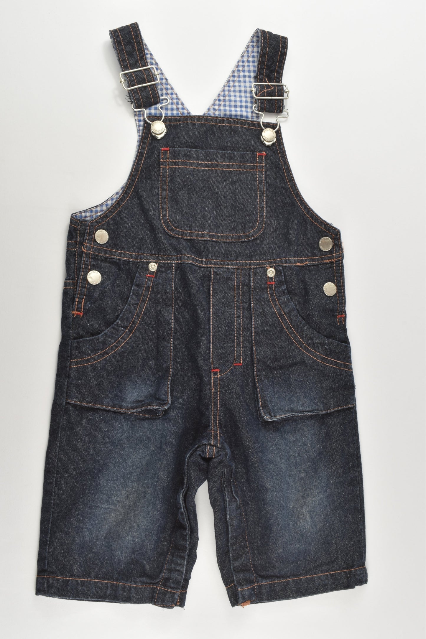 Dymples Size 1 (18 months, 84 cm) Short Denim Overalls
