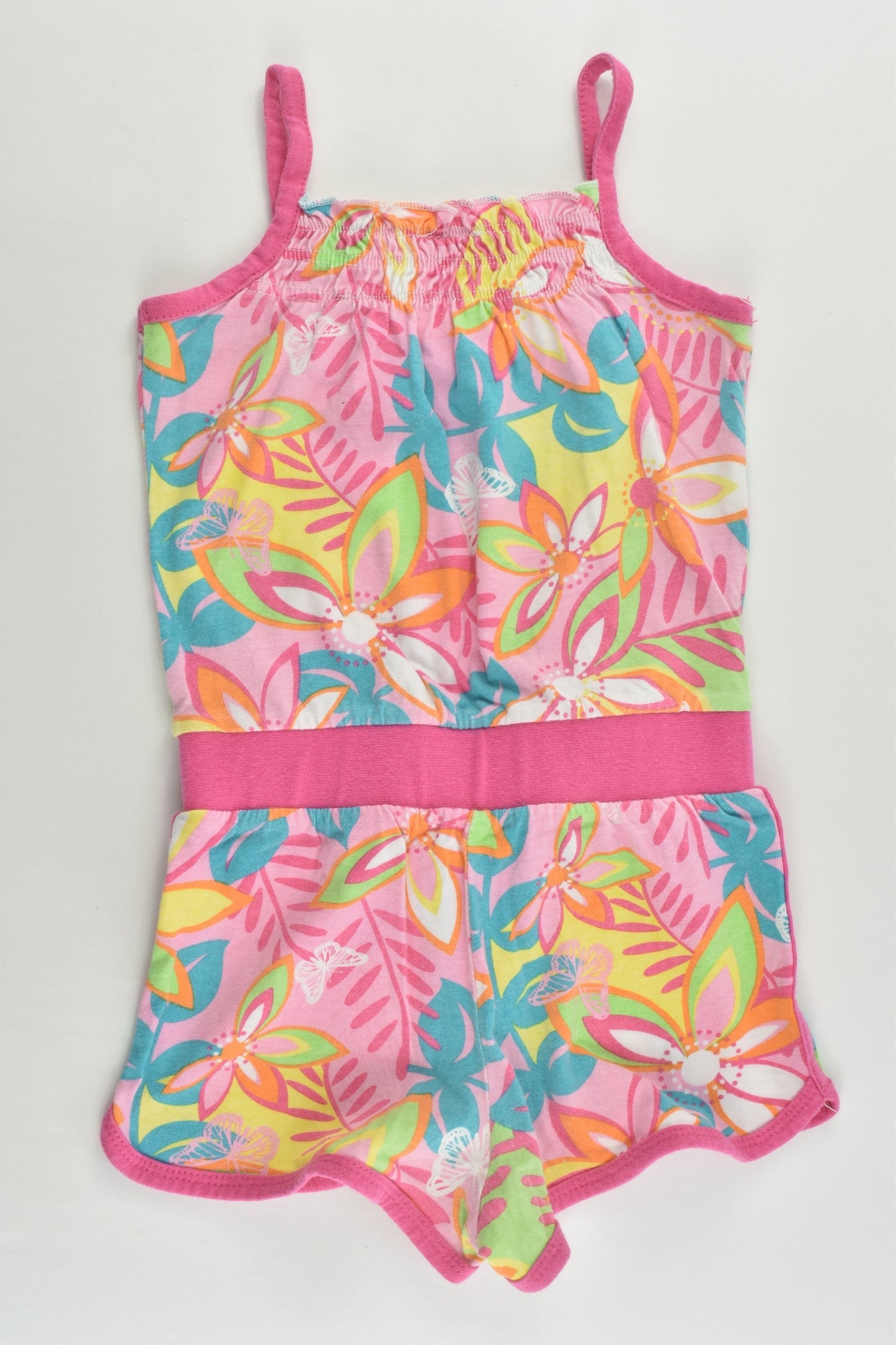 Dymples Size 1 Floral Playsuit