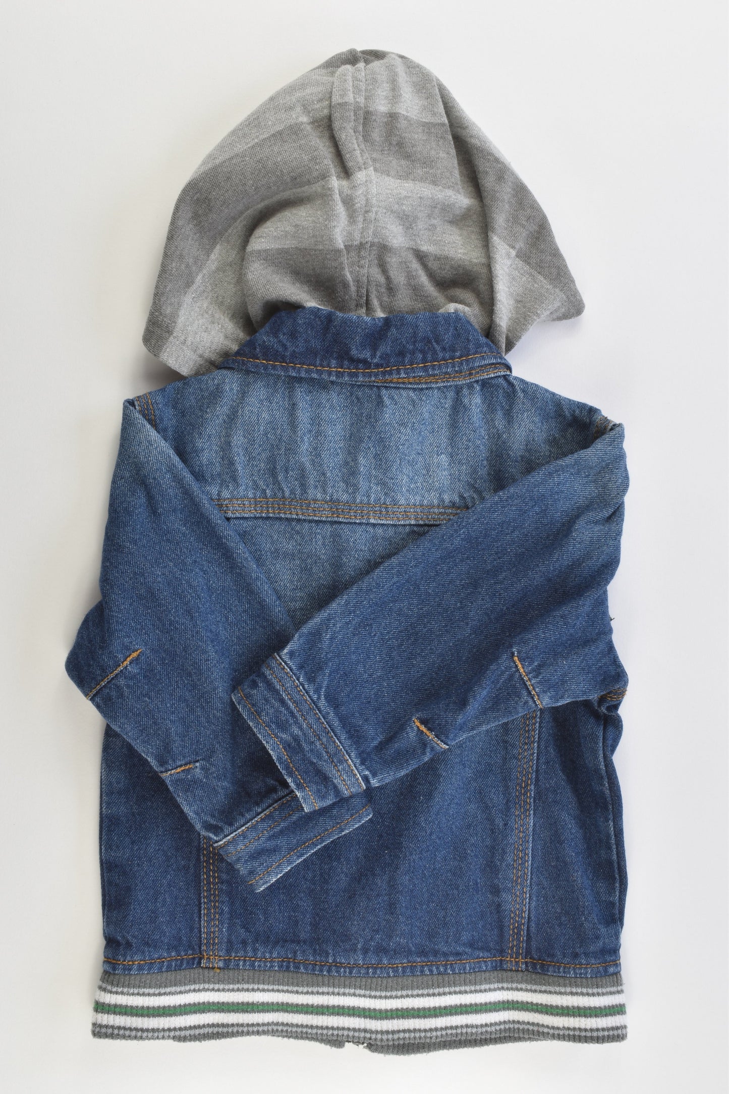 Dymples Size 1 Hooded Denim Jacket