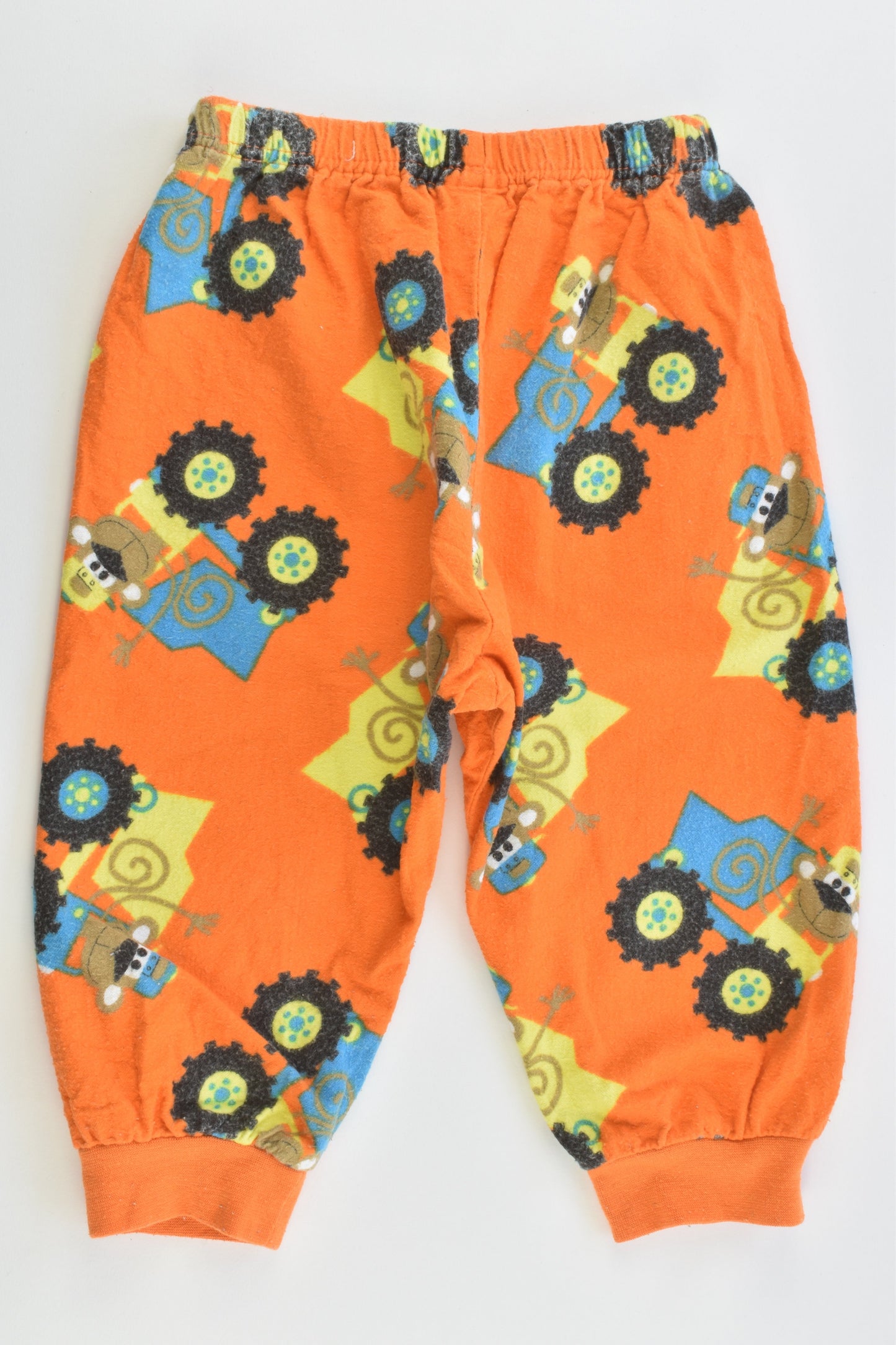 Dymples Size 1 Monkey and Dump Truck Flannelette Pj Set