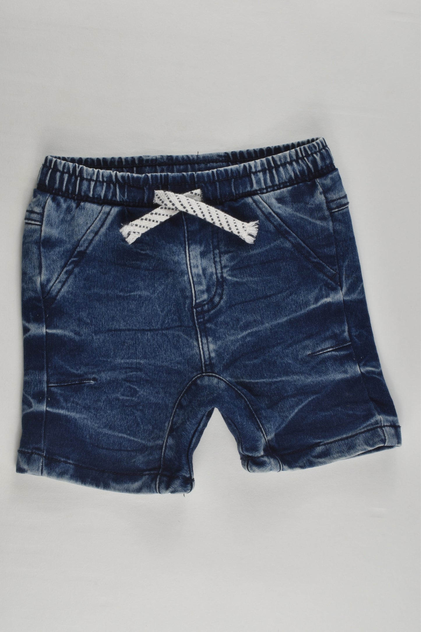 Dymples Size 1 Stretchy Acid Wash Denim Shorts