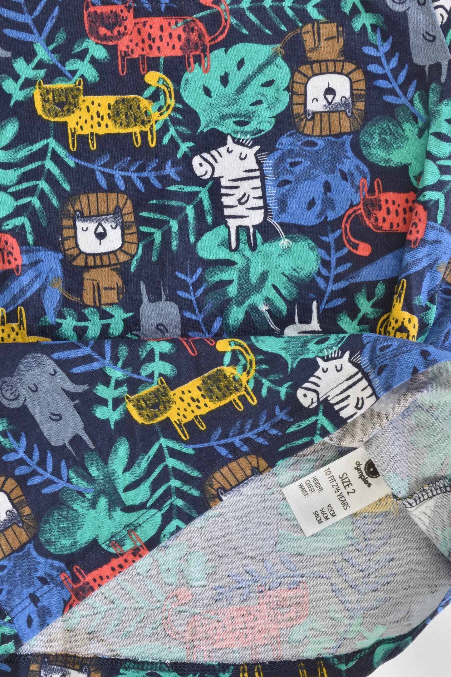 Dymples Size 2 Animals T-shirt
